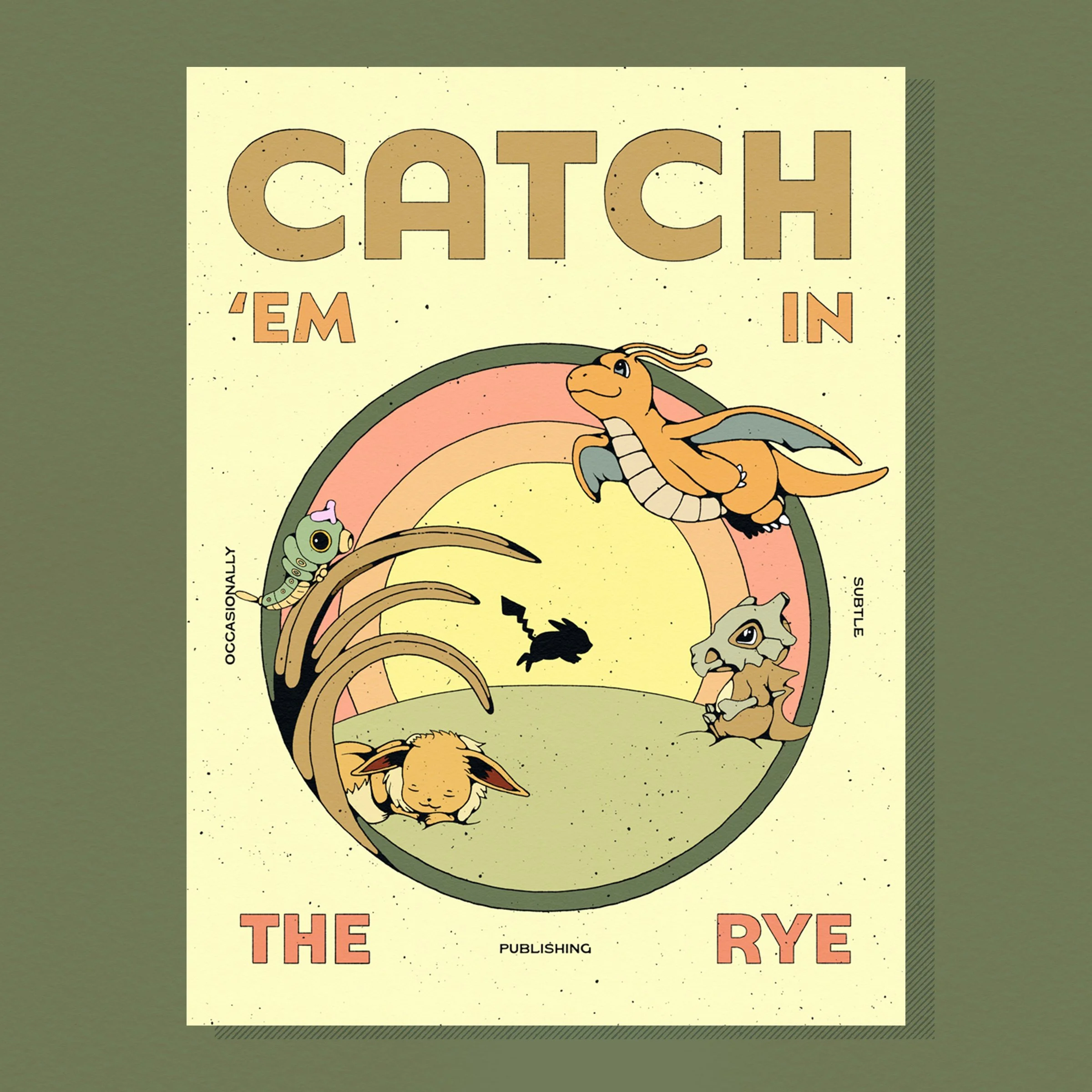 catch 'em ~ 12"x 16" matte print