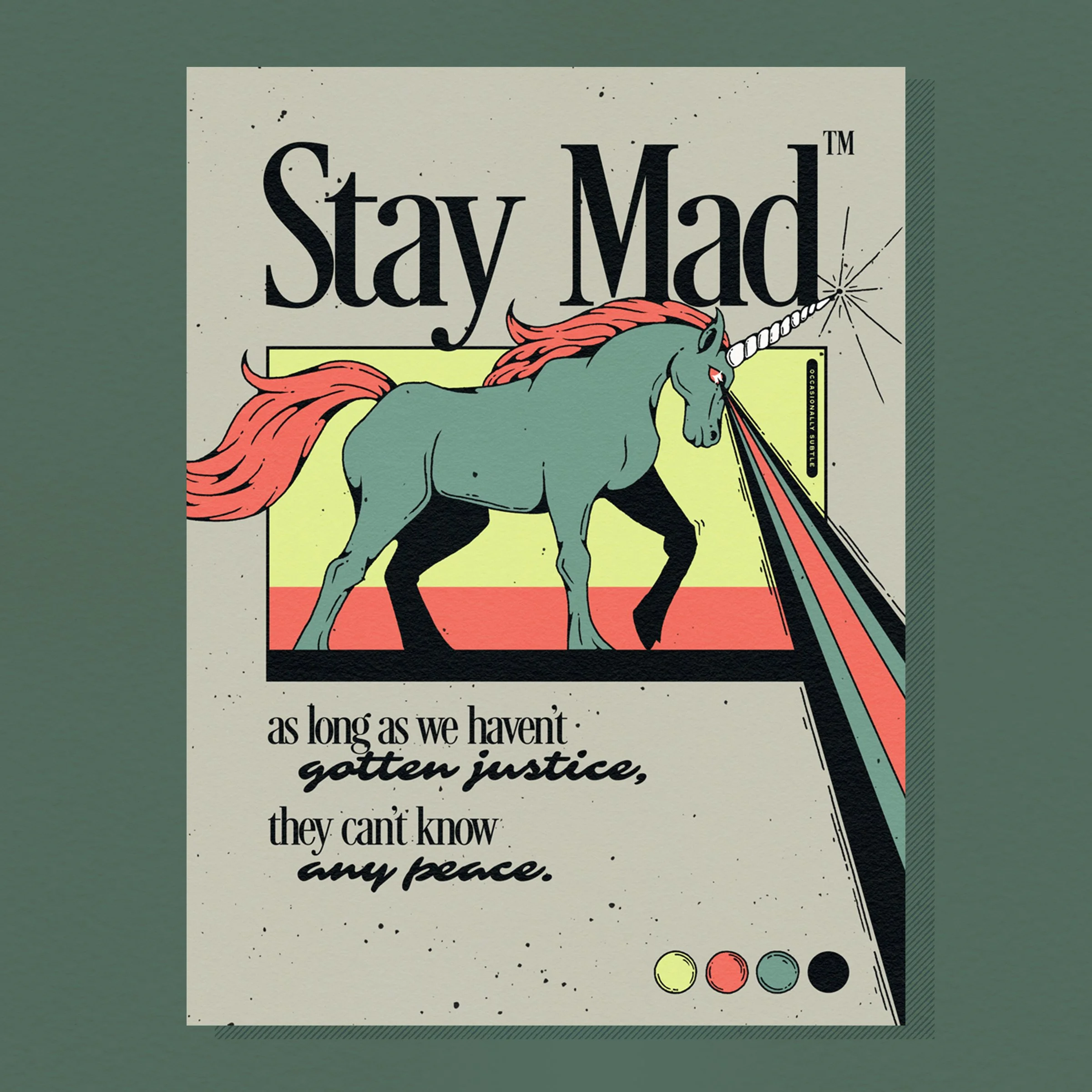 stay mad ~ 12"x 16" matte print
