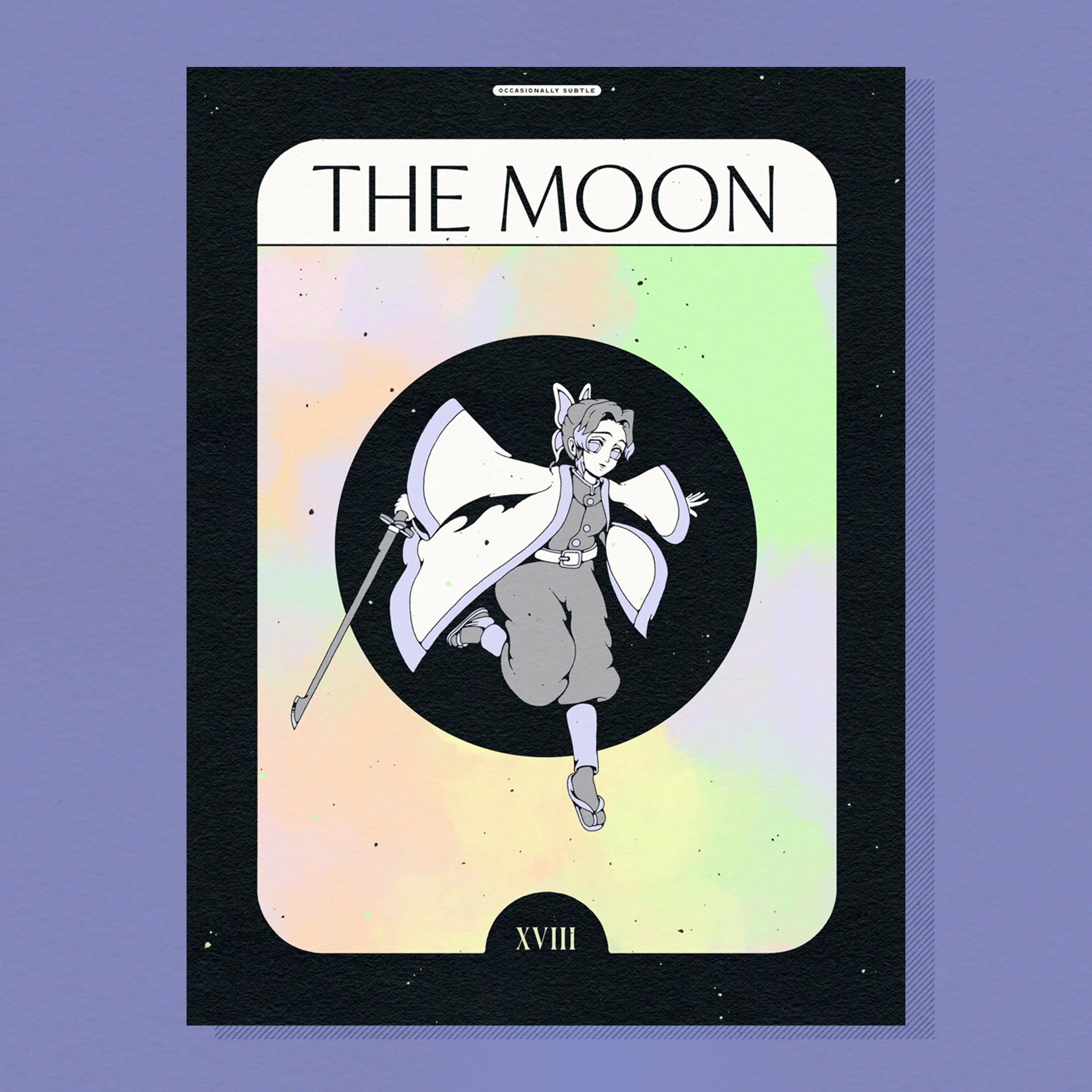 ds ~ the moon~ 12"x 16" matte print