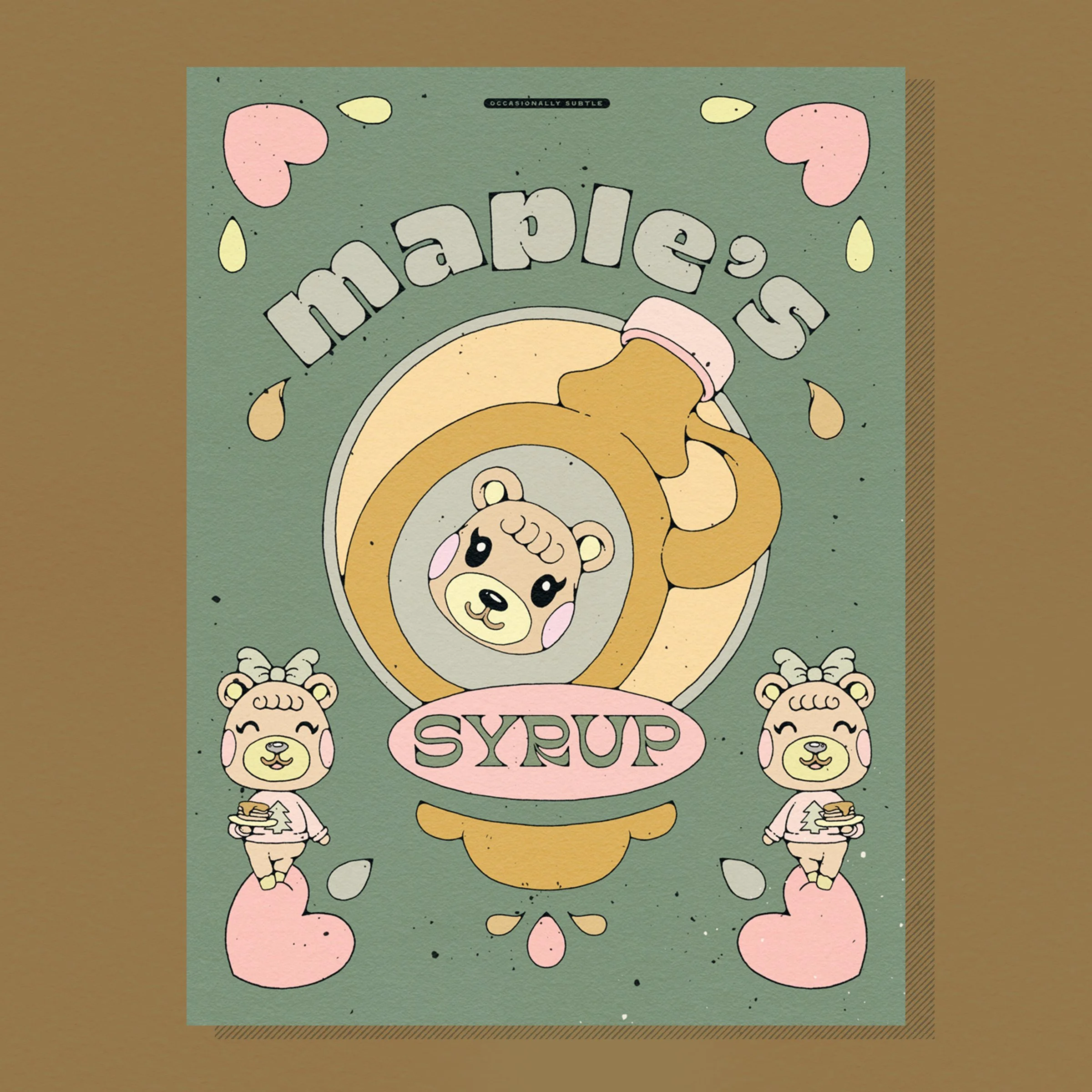 maple's syrup ~ 12"x 16" matte print