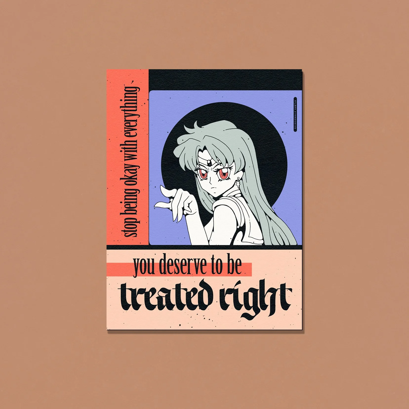 deserve ~ 3x4 glossy decorative magnet