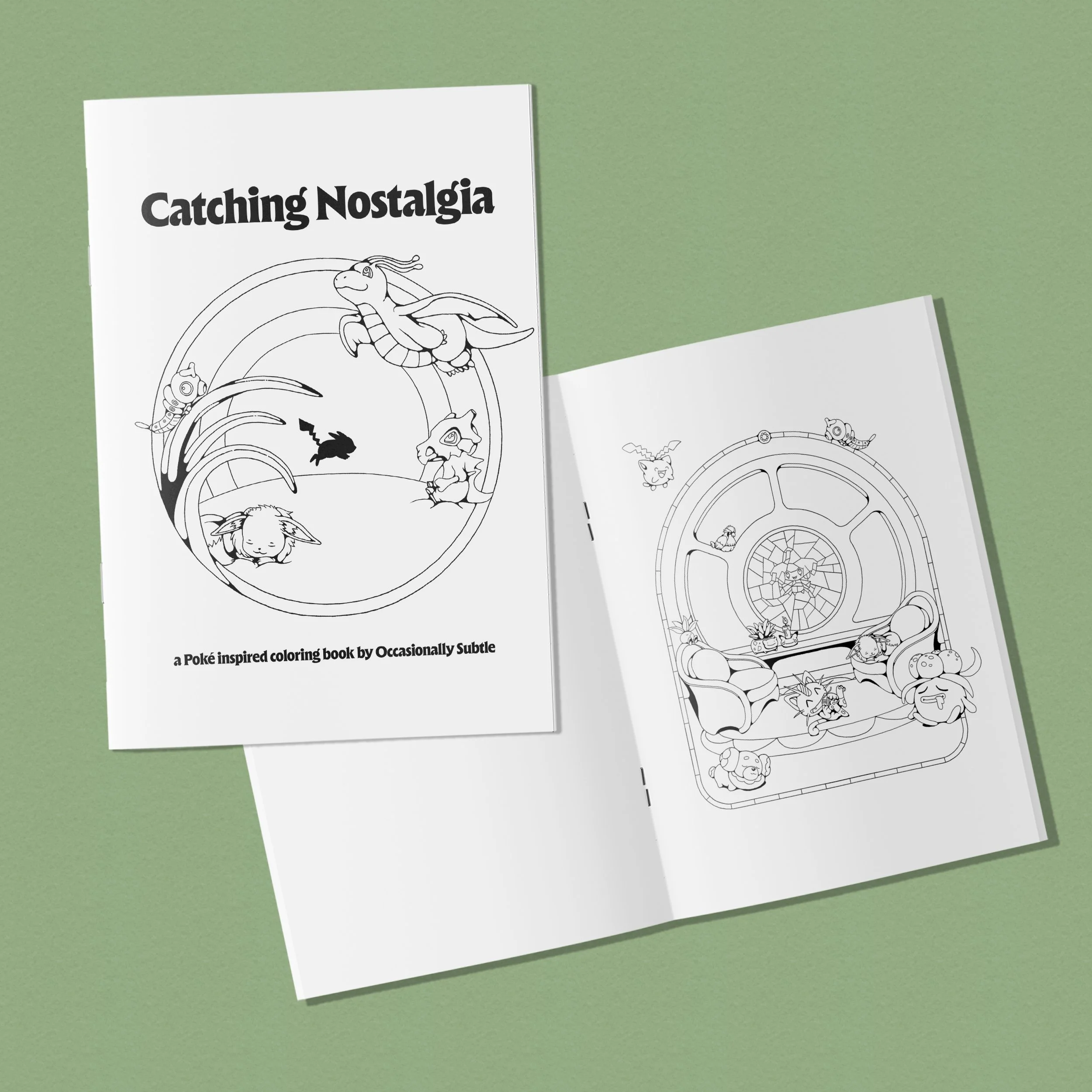 catching nostalgia ~  a coloring book :)