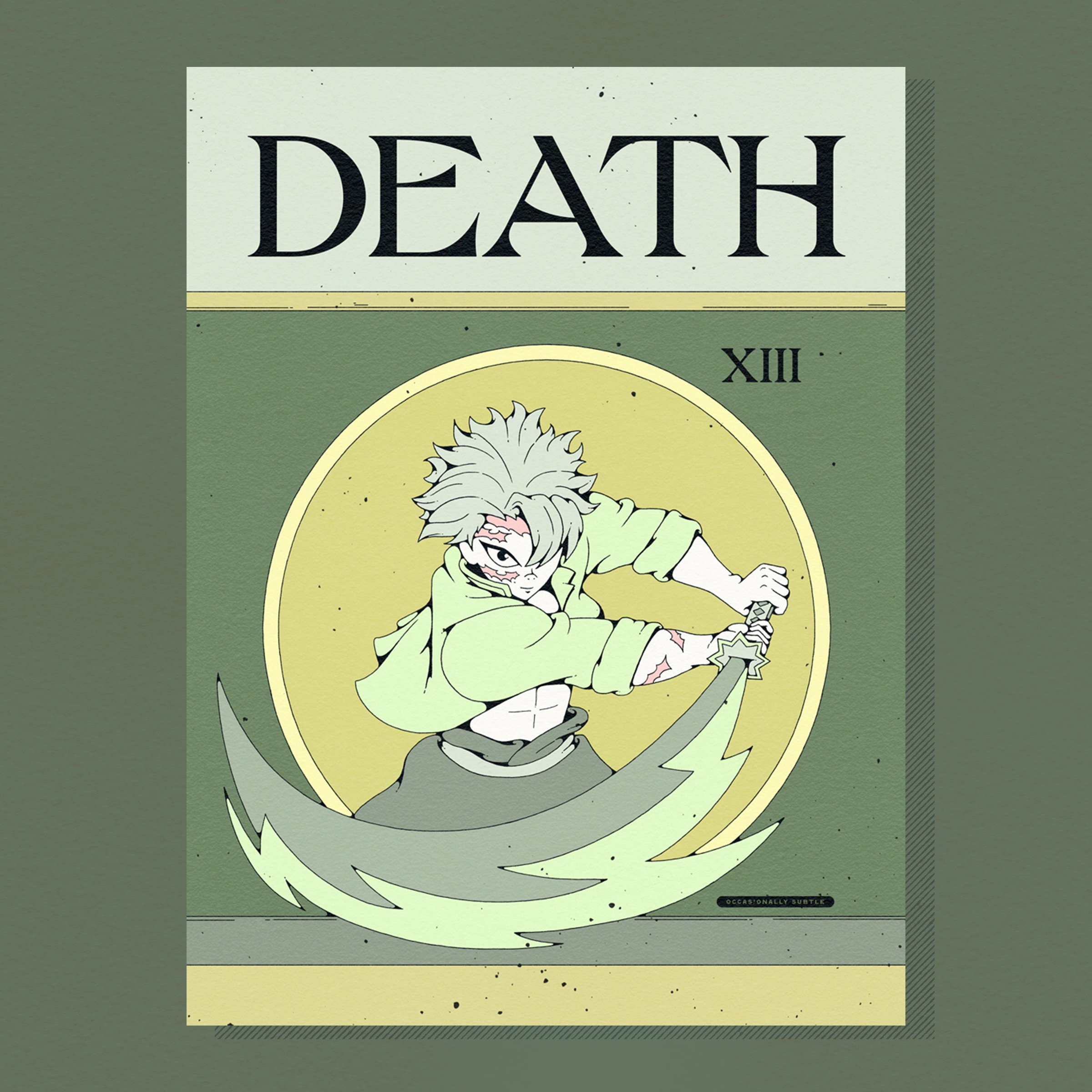 ds ~ death~ 12"x 16" matte print