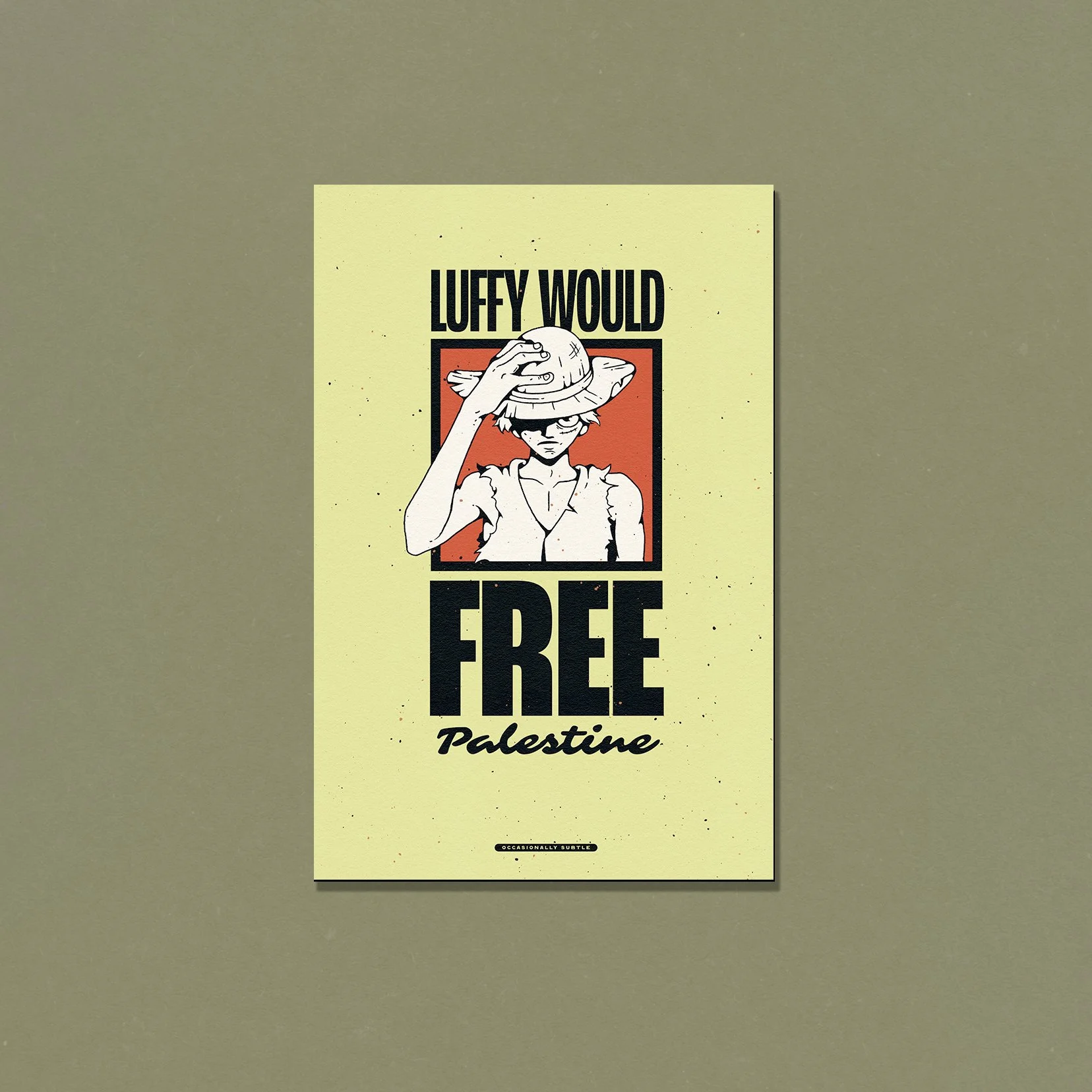 wwld ~ free ~ 2.5x4 glossy decorative magnet