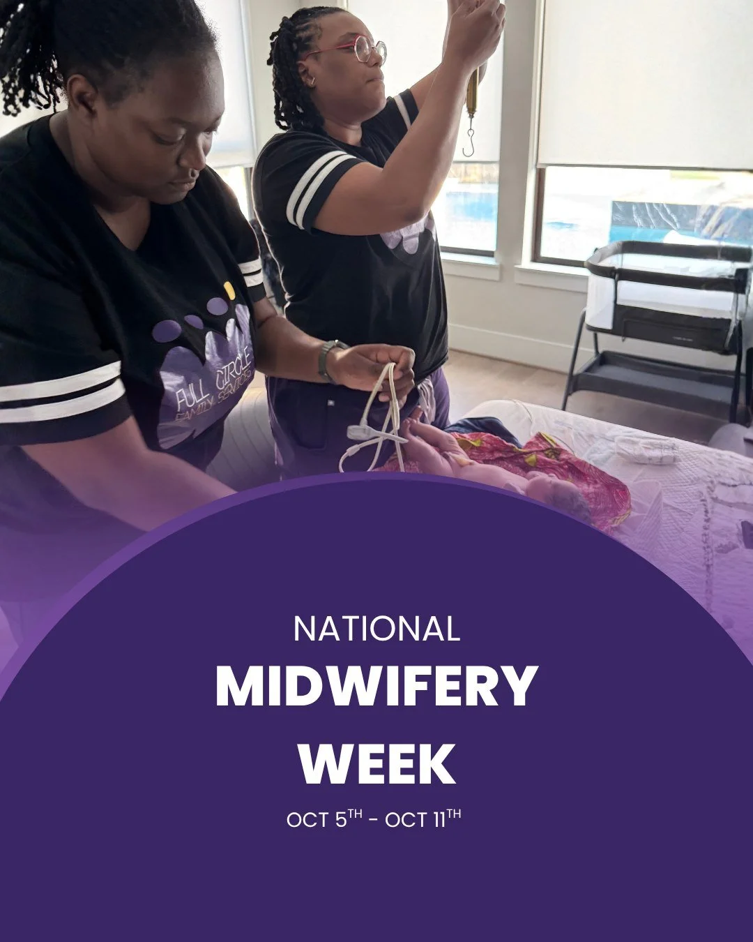 From students to seasoned professionals, midwives nurture families and strengthen communities every day. 💜

This week, we honor every midwife for their dedication to safe, connected, and empowering care.

#NationalMidwiferyWeek #FullCircleFamilyServ