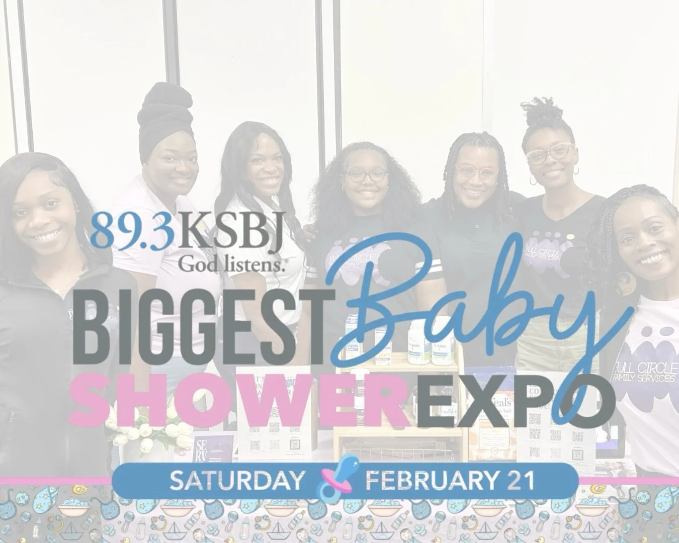 We&rsquo;re joining @ksbjradio on February 21st from 10am-2pm for the Biggest Baby Shower Expo. This event is FREE to new moms, mom-to-be, and young families who need support from their community and we couldn&rsquo;t be more excited to be a part of 