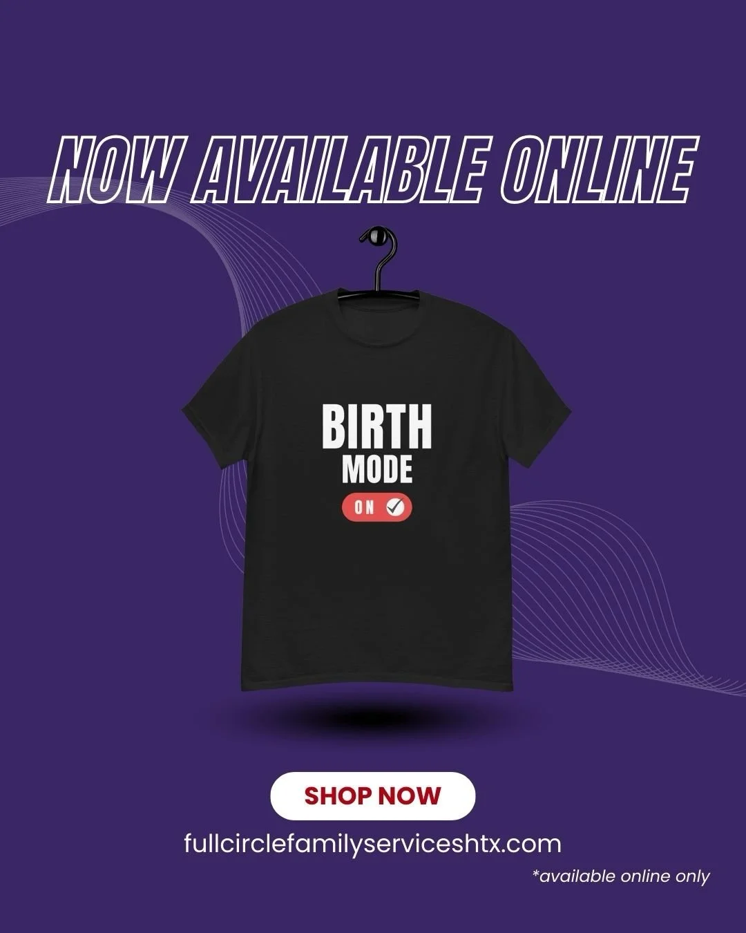 Birth Mode is the mindset you&rsquo;re stepping into. These are a wearable reminder of trust, presence and calm during one of life&rsquo;s most transformative seasons. 

Available online only. #LinkInBio #birthModeMerch #fullcirclefamilyservices #mer