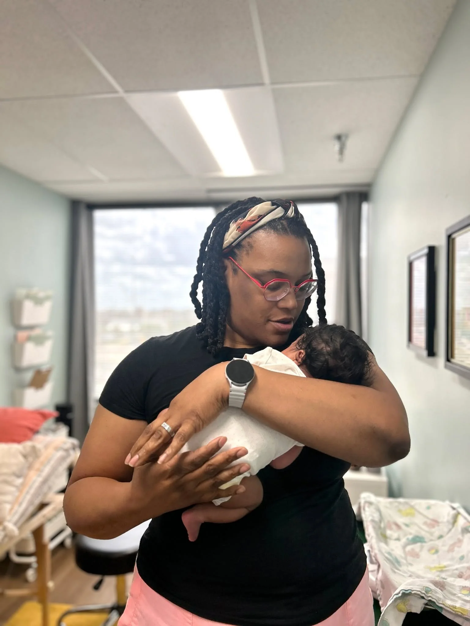 Our care continues postpartum with gentle check-ins focused on mom's recovery and of course baby&rsquo;s growth, development, and everyone's overall well-being. These moments give families peace of mind and ensure little ones are thriving every step 