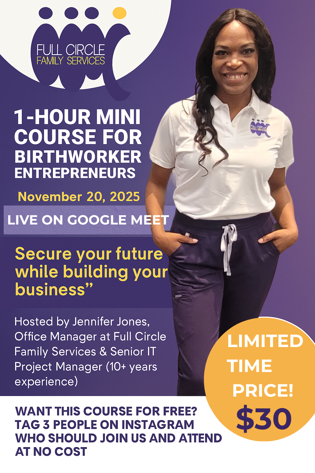 Secure Your Future While Building Your Business : 1-Hour Mini Course for Birthworker Entrepreneurs