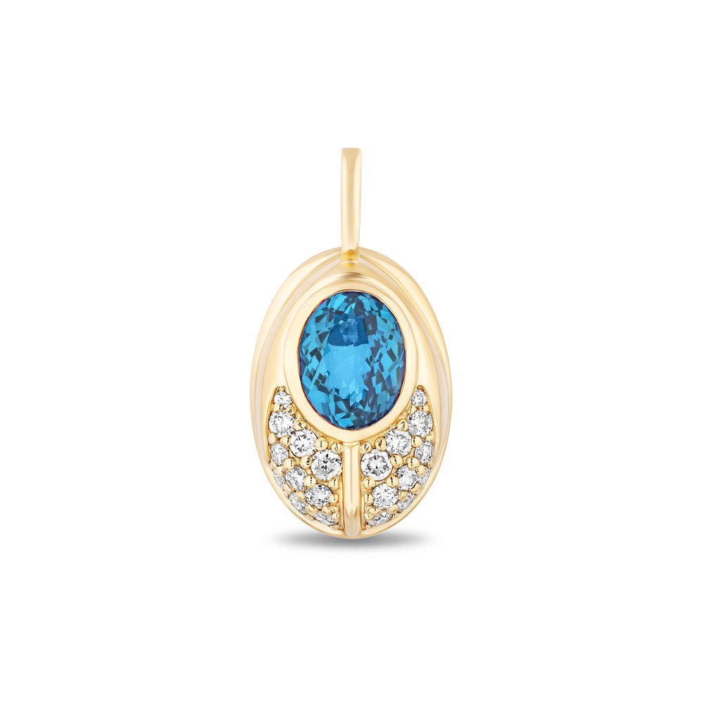 MASON AND BOOKS Blooming Love 14-karat gold, turquoise and diamond