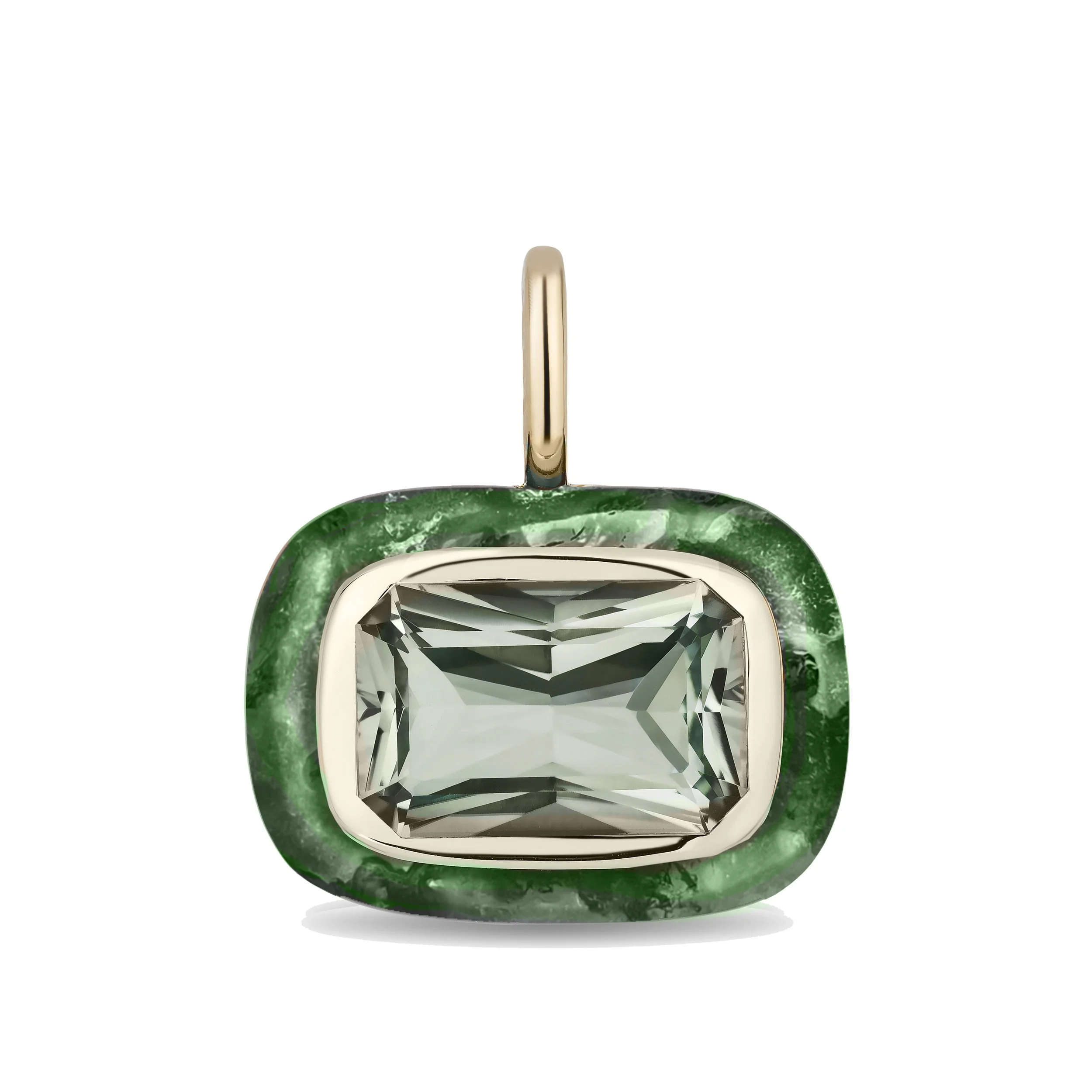 Floret Stone Pendant | East/West Large