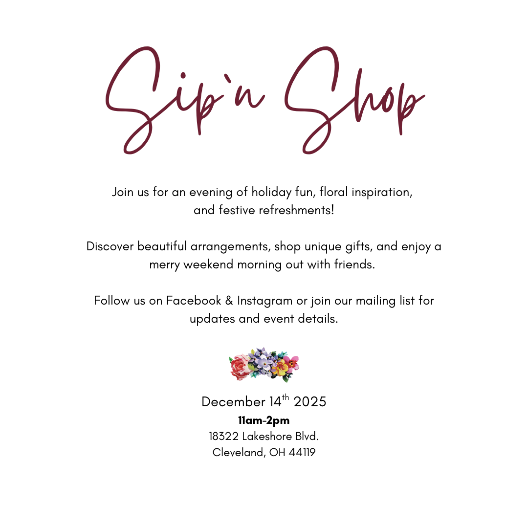 Black background with 'Join & Shop' written in cursive purple text, floral decoration at the bottom.