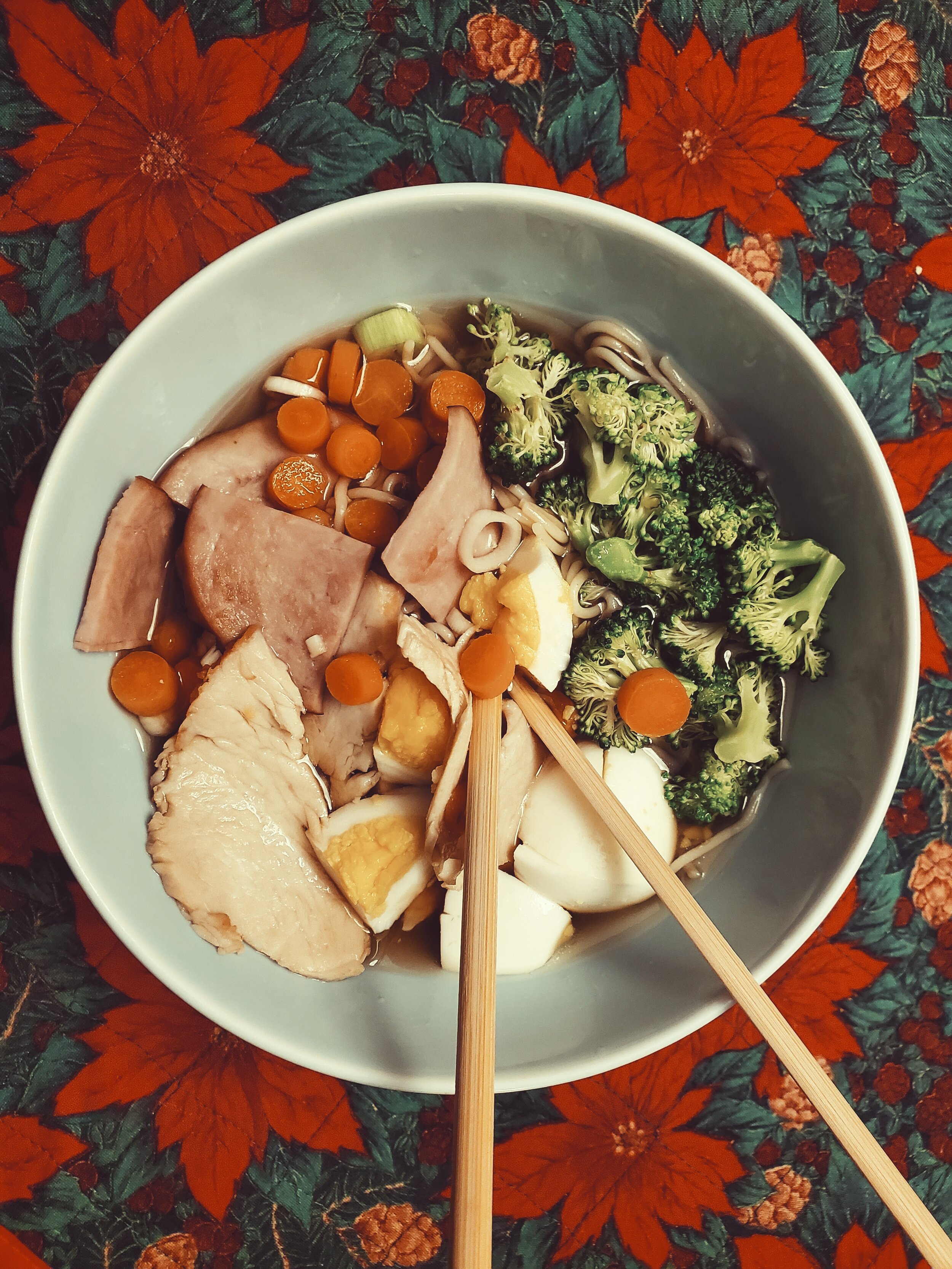  Mom and Dad have gotten really into K-Dramas and have started experimenting with Korean cooking. Today was ramen and Soju.  