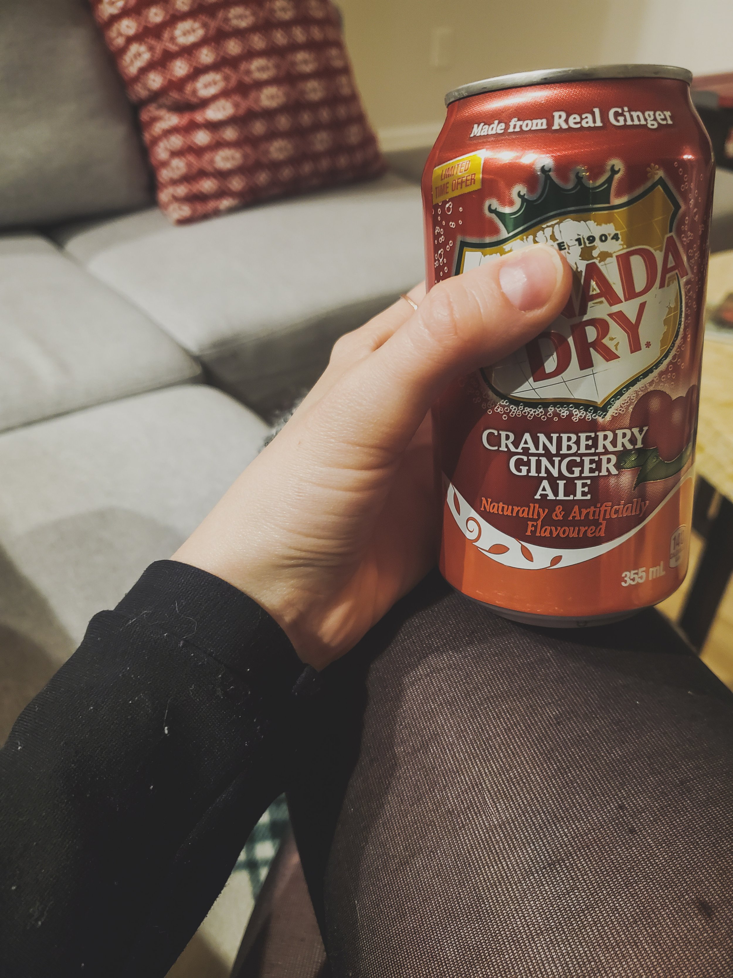  Something about that cran gingerale. 