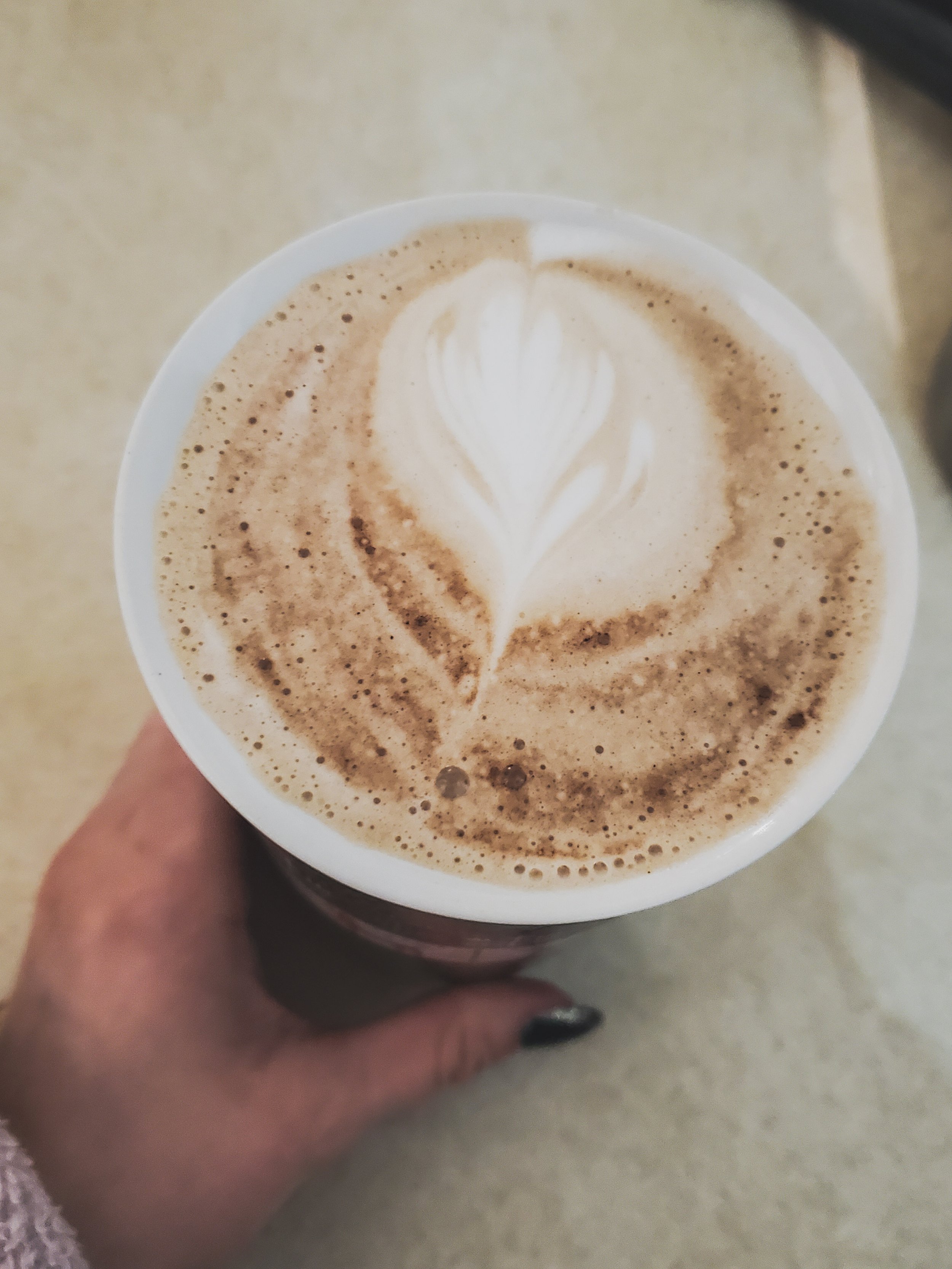  Still got my skills from my days as a barista. I loved that job, not going to lie. When you have customers that specifically want you make their lattes…? That’s a really satisfying feeling.  