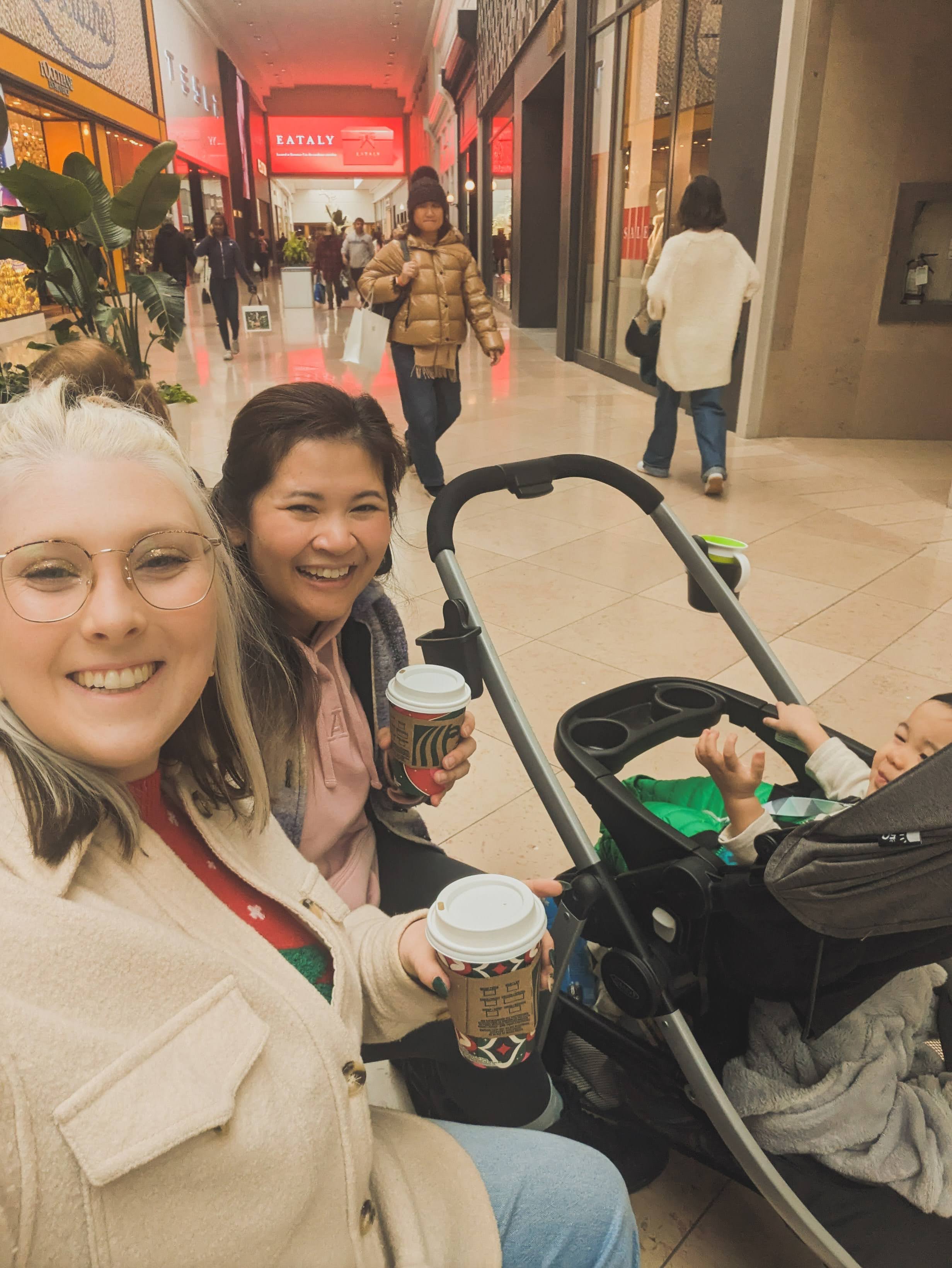  A little mall selfie with two of my favourite humans! 