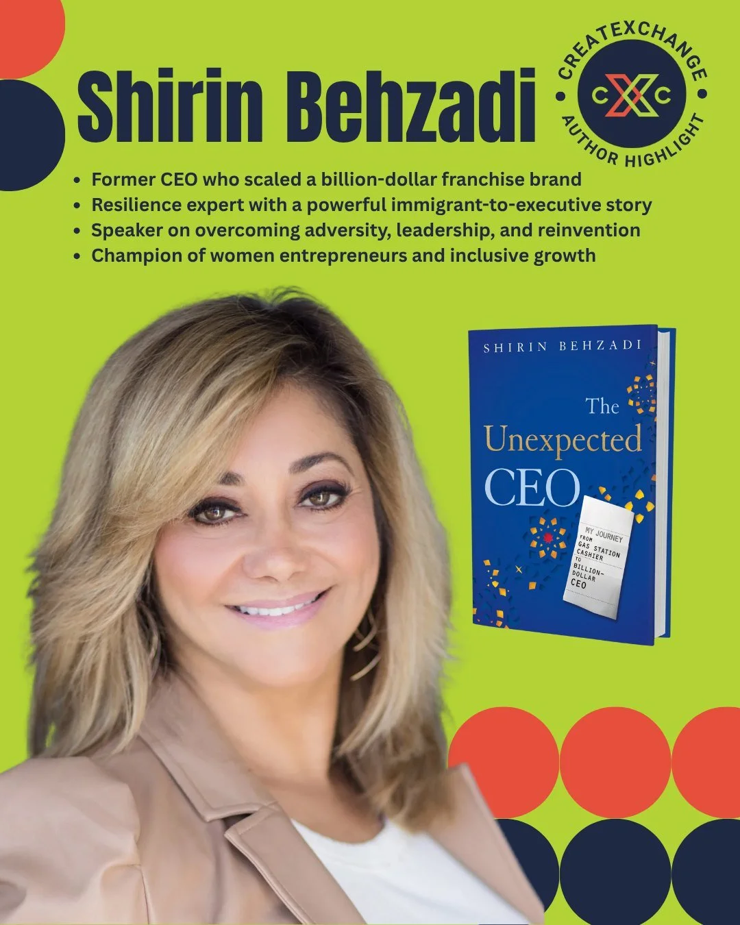 🌟 CXC AUTHOR HIGHLIGHT 🌟 

𝐅𝐫𝐨𝐦 𝐁𝐮𝐥𝐥𝐞𝐭𝐩𝐫𝐨𝐨𝐟 𝐆𝐥𝐚𝐬𝐬 𝐭𝐨 𝐁𝐢𝐥𝐥𝐢𝐨𝐧-𝐃𝐨𝐥𝐥𝐚𝐫 𝐄𝐱𝐢𝐭&mdash;𝐌𝐞𝐞𝐭 𝐒𝐡𝐢𝐫𝐢𝐧 𝐁𝐞𝐡𝐳𝐚𝐝𝐢

𝘛𝘩𝘦 𝘜𝘯𝘦𝘹𝘱𝘦𝘤𝘵𝘦𝘥 𝘊𝘌𝘖: 𝘔𝘺 𝘑𝘰𝘶𝘳𝘯𝘦𝘺 𝘧𝘳𝘰𝘮 𝘎𝘢𝘴 𝘚𝘵𝘢𝘵𝘪𝘰𝘯 𝘊𝘢?