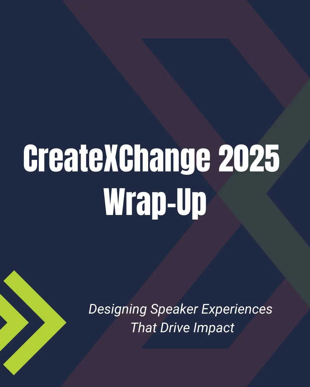 ✨ 𝐂𝐫𝐞𝐚𝐭𝐞𝐗𝐂𝐡𝐚𝐧𝐠𝐞 2025 𝐖𝐫𝐚𝐩-𝐔𝐩 ✨

2025 wasn&rsquo;t about more events.
It was about designing 𝐛𝐞𝐭𝐭𝐞𝐫 ones. 🎯

We partnered with organizations ready to move beyond off-the-shelf programming&mdash;curating speakers with new idea