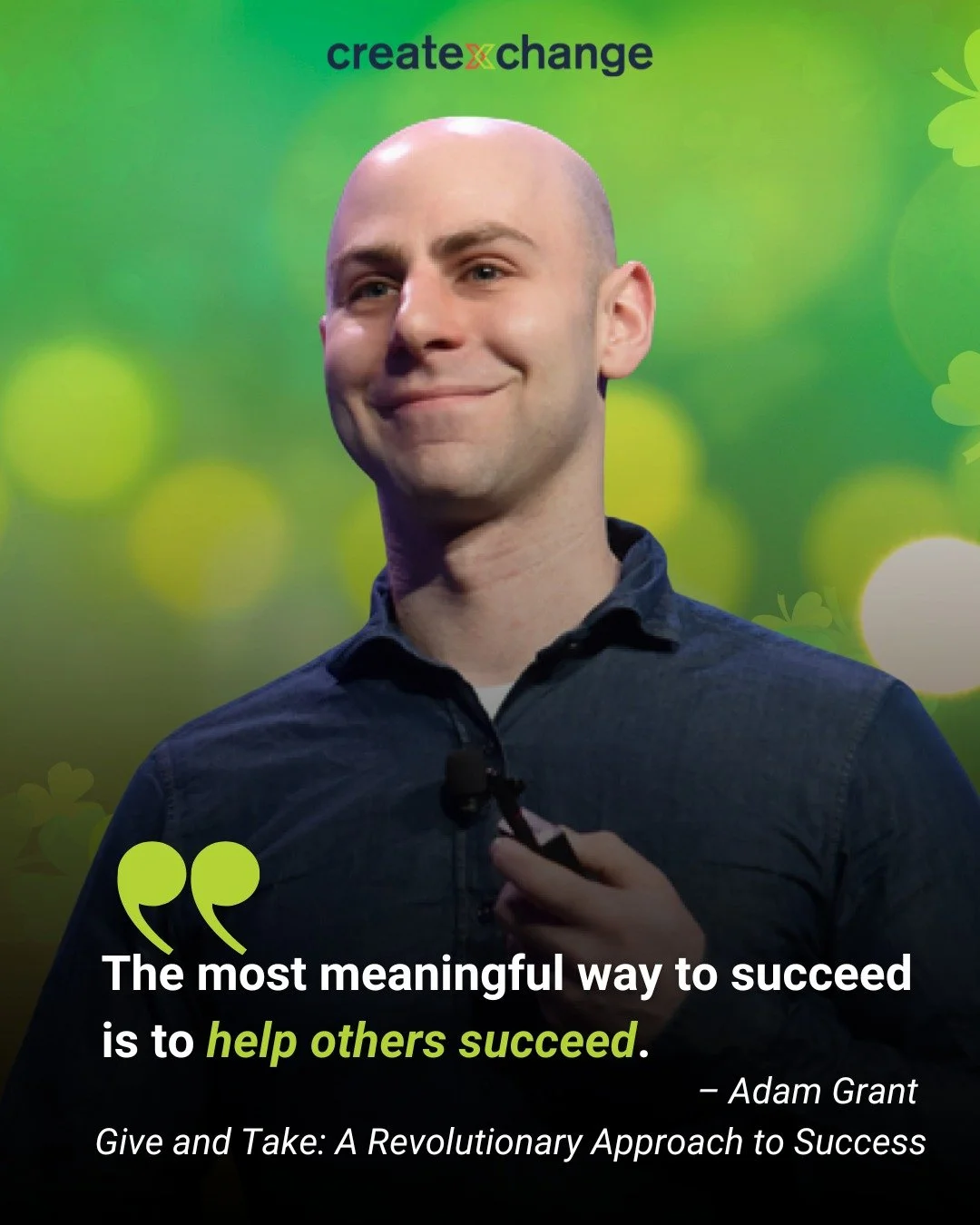 🍀 𝐒𝐭. 𝐏𝐚𝐭𝐫𝐢𝐜𝐤&rsquo;𝐬 𝐃𝐚𝐲 𝐫𝐞𝐦𝐢𝐧𝐝𝐬 𝐮𝐬 𝐭𝐡𝐚𝐭 𝐭𝐡𝐞 𝐫𝐞𝐚𝐥 𝐦𝐚𝐠𝐢𝐜 𝐢𝐬𝐧&rsquo;𝐭 𝐥𝐮𝐜𝐤 &mdash; 𝐢𝐭&rsquo;𝐬 𝐠𝐞𝐧𝐞𝐫𝐨𝐬𝐢𝐭𝐲.

As organizational psychologist and bestselling author Adam Grant puts it:

&ldquo;𝐓