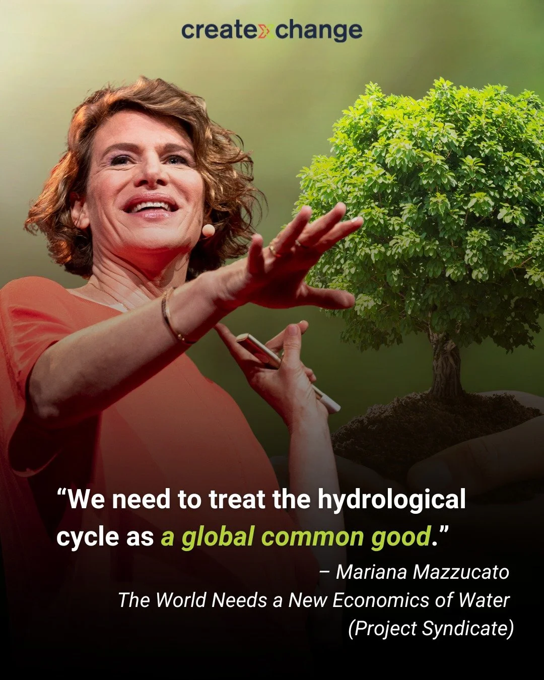🌍 𝐄𝐚𝐫𝐭𝐡 𝐃𝐚𝐲 𝐢𝐬 𝐚 𝐫𝐞𝐦𝐢𝐧𝐝𝐞𝐫 𝐭𝐡𝐚𝐭 𝐭𝐡𝐞 𝐩𝐥𝐚𝐧𝐞𝐭 𝐢𝐬𝐧&rsquo;𝐭 𝐚 𝐫𝐞𝐬𝐨𝐮𝐫𝐜𝐞 &mdash; 𝐢𝐭&rsquo;𝐬 𝐚 𝐬𝐡𝐚𝐫𝐞𝐝 𝐫𝐞𝐬𝐩𝐨𝐧𝐬𝐢𝐛𝐢𝐥𝐢𝐭𝐲.

As economist and global thought leader Mariana Mazzucato puts it:

&ld