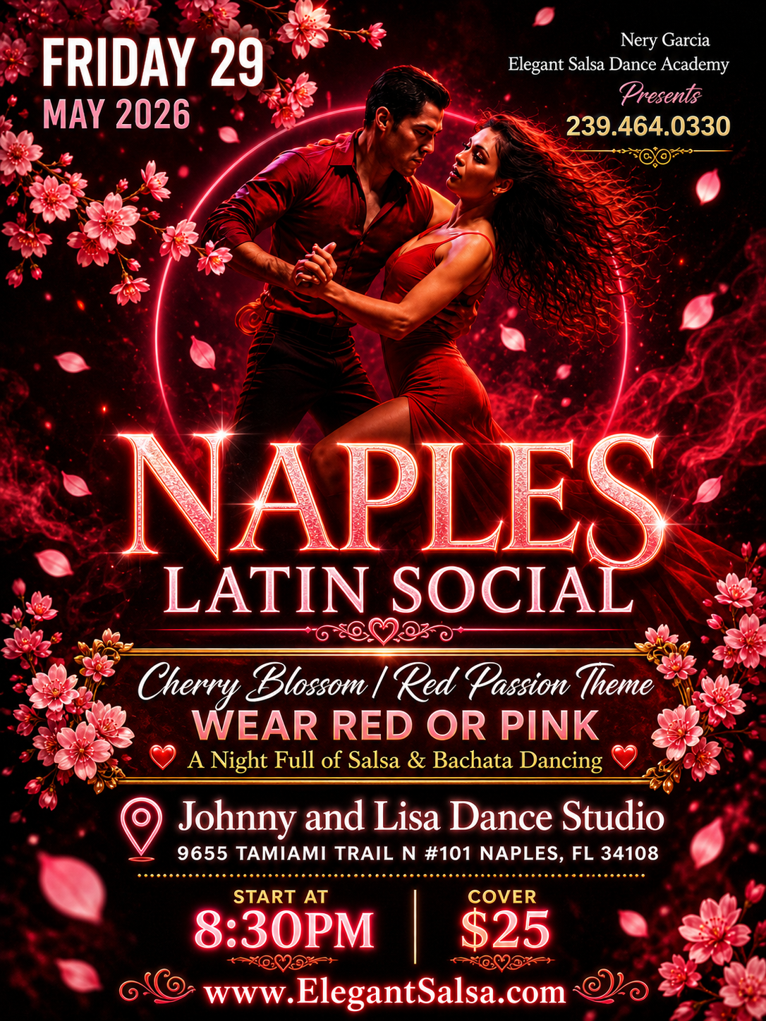 Naples Latin Social (Cherry Blossom Edition)