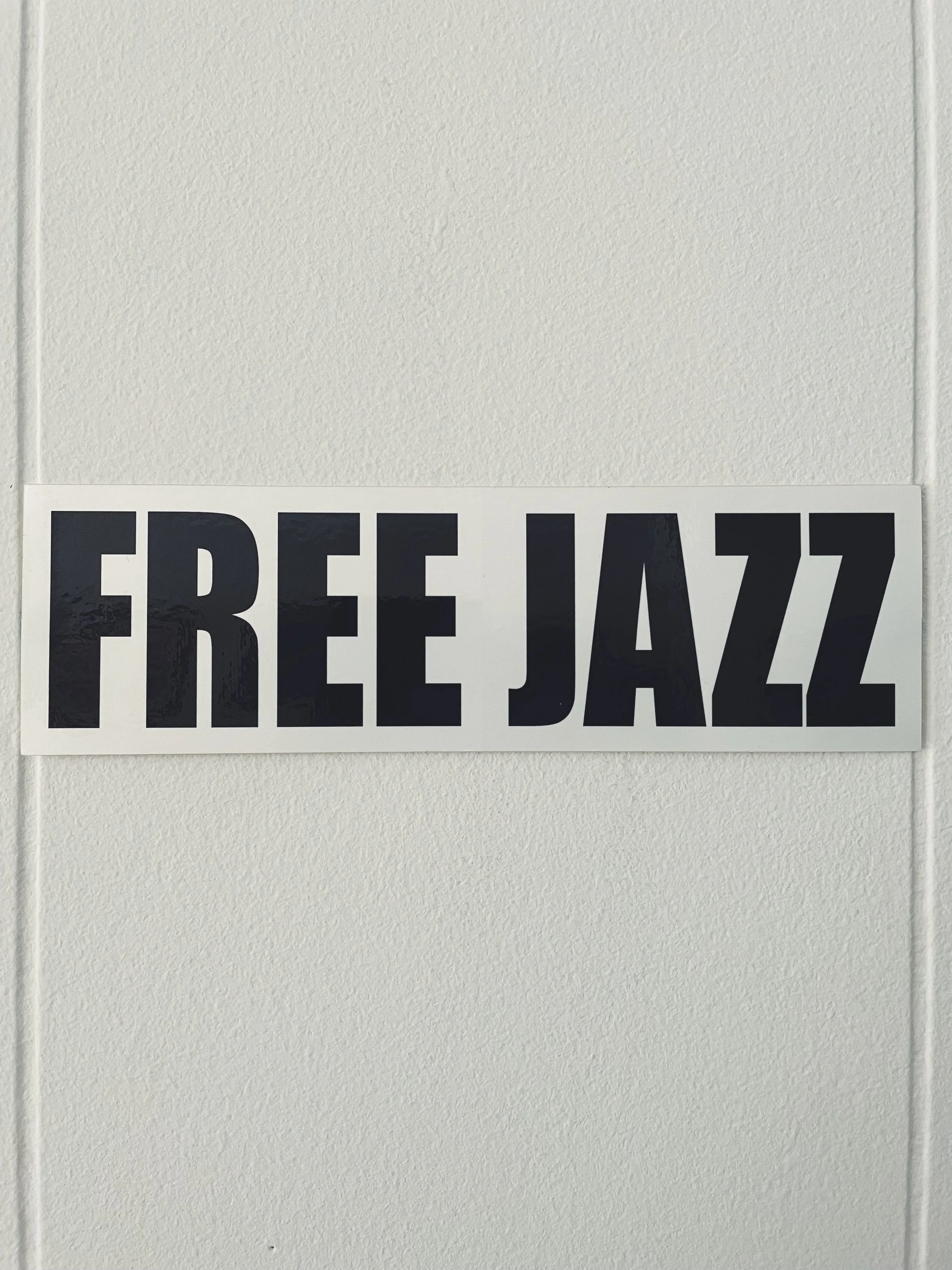Free Jazz Bumper Sticker