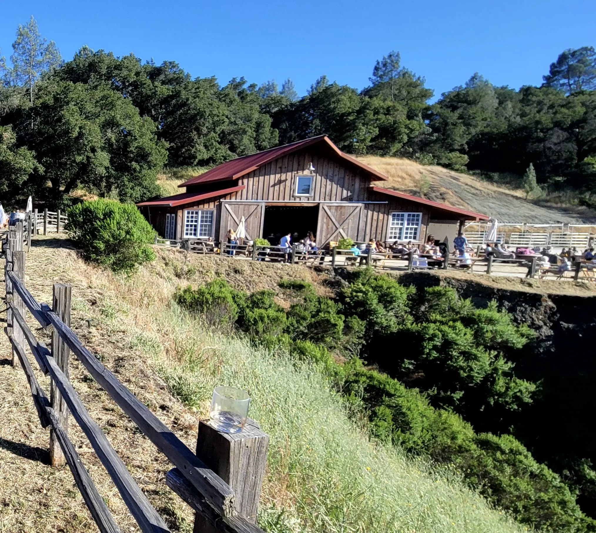 Wines by the glass and private tastings at The Ranch   