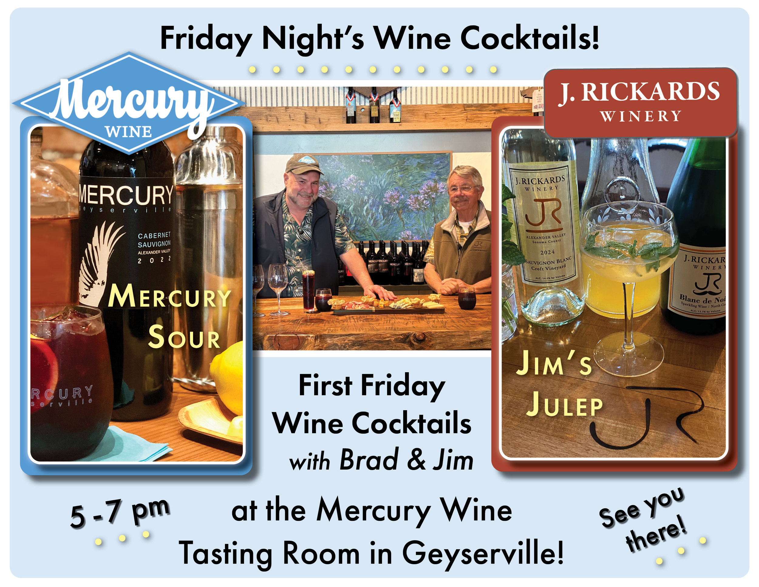 First Friday Happy Hour w/ J. Rickards!