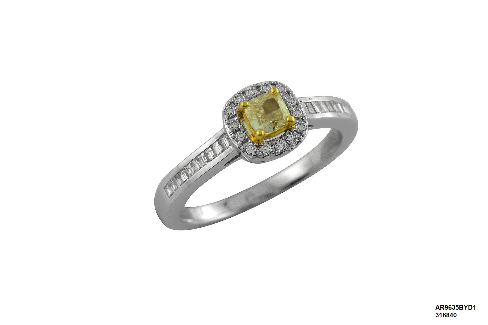 Fancy Yellow Diamond Ring