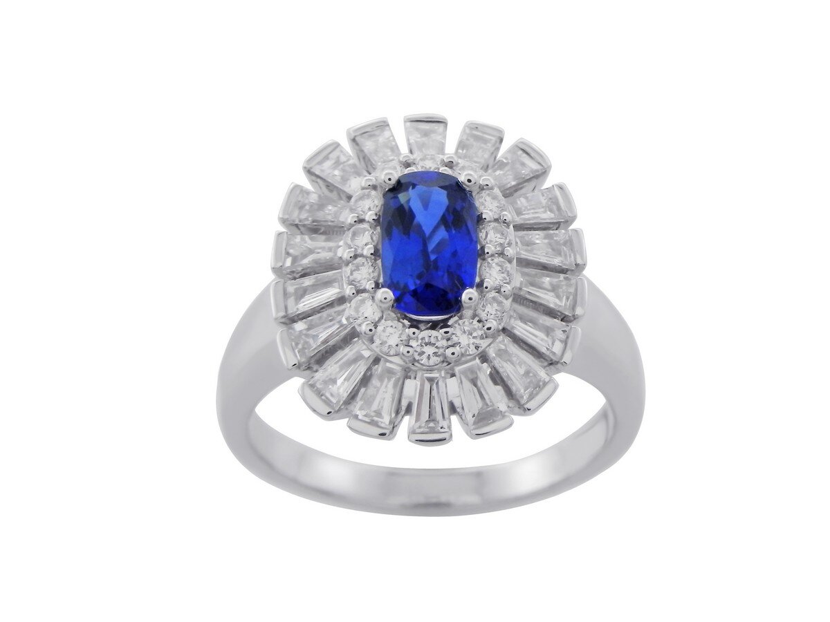 Sapphire & Diamond Ring