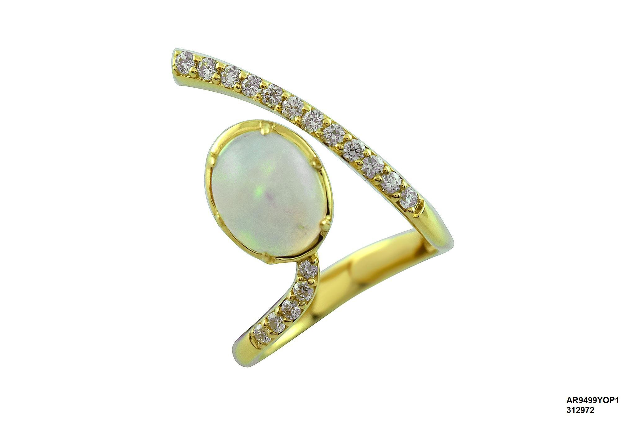 Open Design Opal Ring