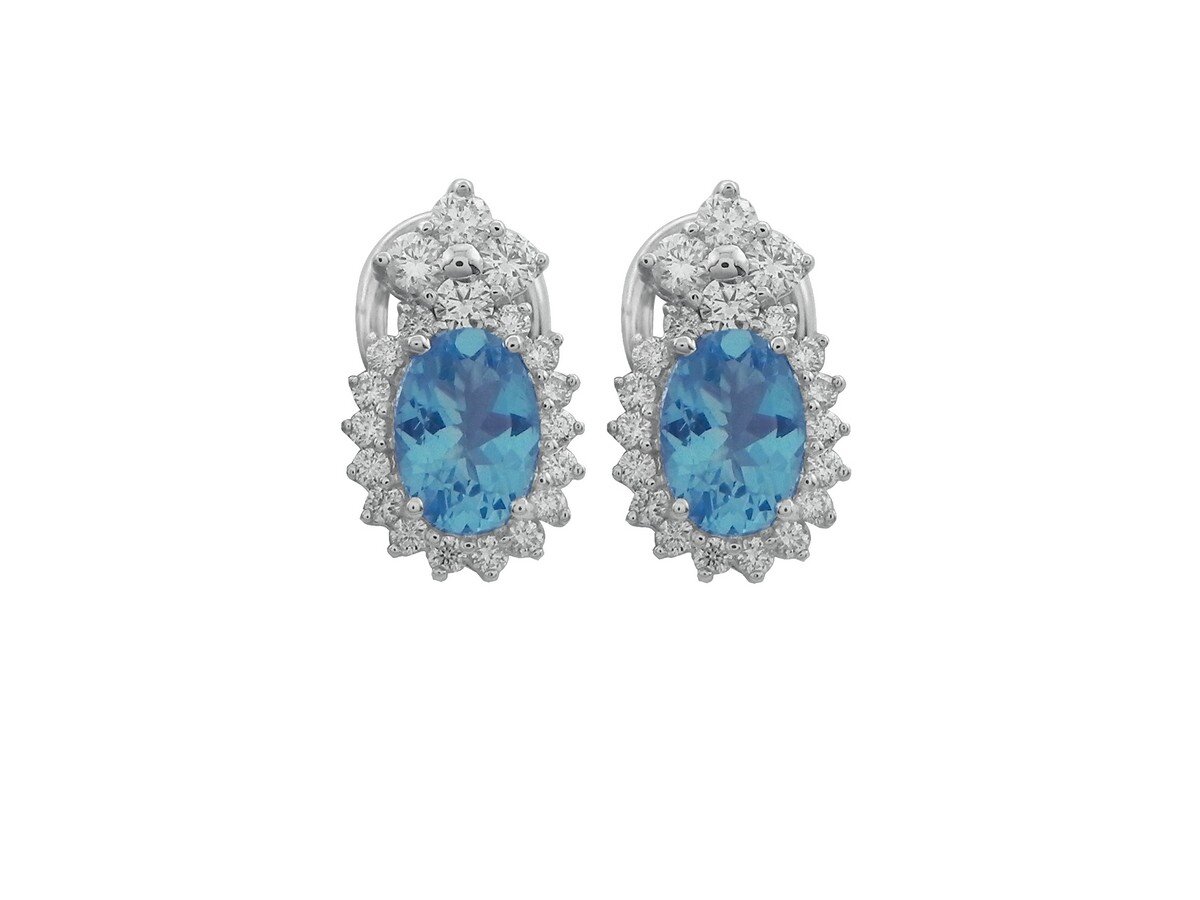 Tanzanite &amp; Diamond Royal Earrings