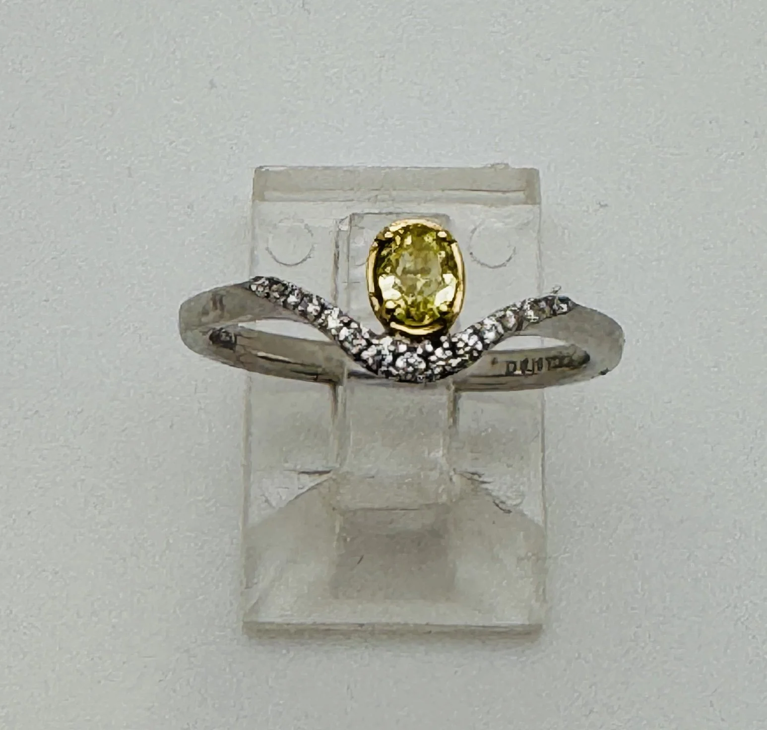 18K white gold Diamonds Band- Deposit