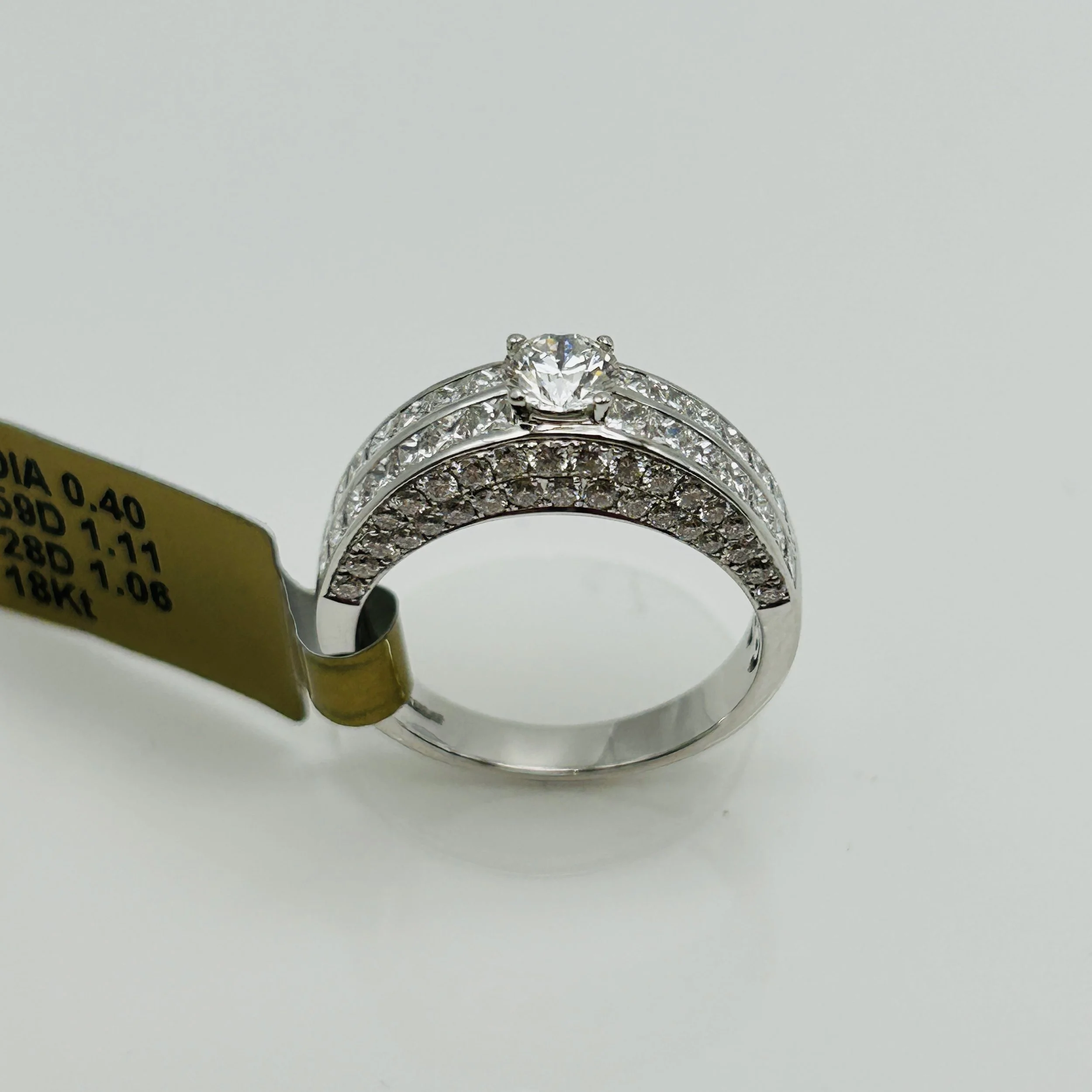 18 karat white gold Diamonds ring - AR1039WW #059879