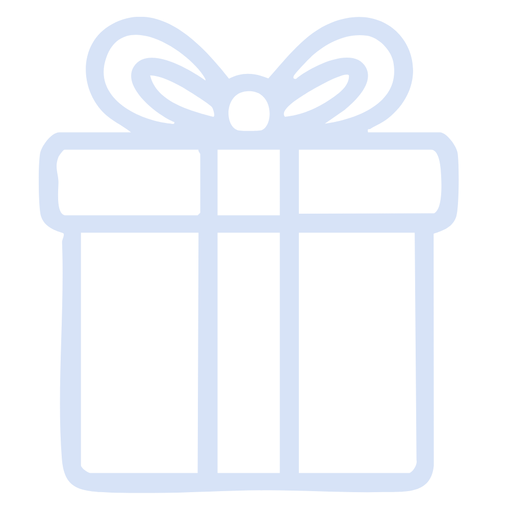 Gift box icon representing custom gift boxes for families.