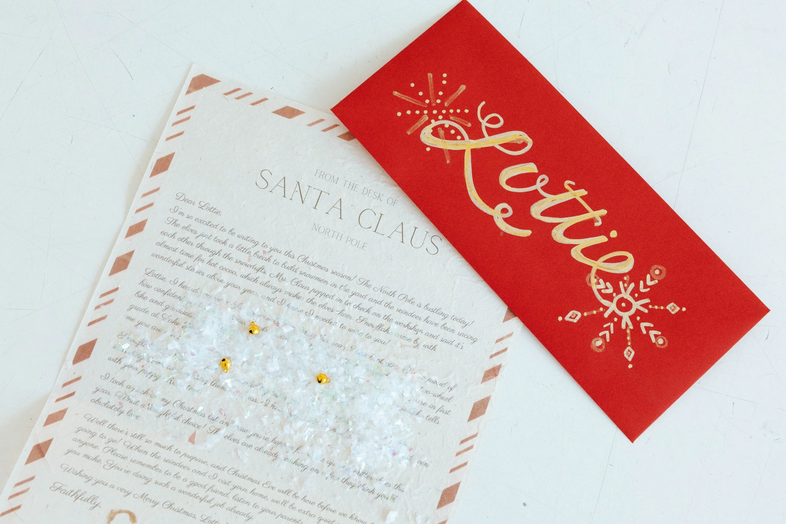 Personalized Letter from Santa curated delivery by Pep & Party Co.