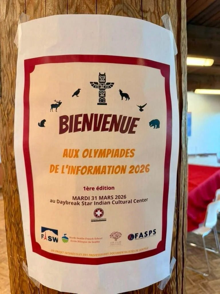 Yesterday,at Daybreak Star Cultural Center, our students teamed up with fellow French school friends for a hands-on, collaborative adventure&mdash;stepping into the role of young reporters! #leslilascommunity #nativeamerica #frencheducation #lwsd #da