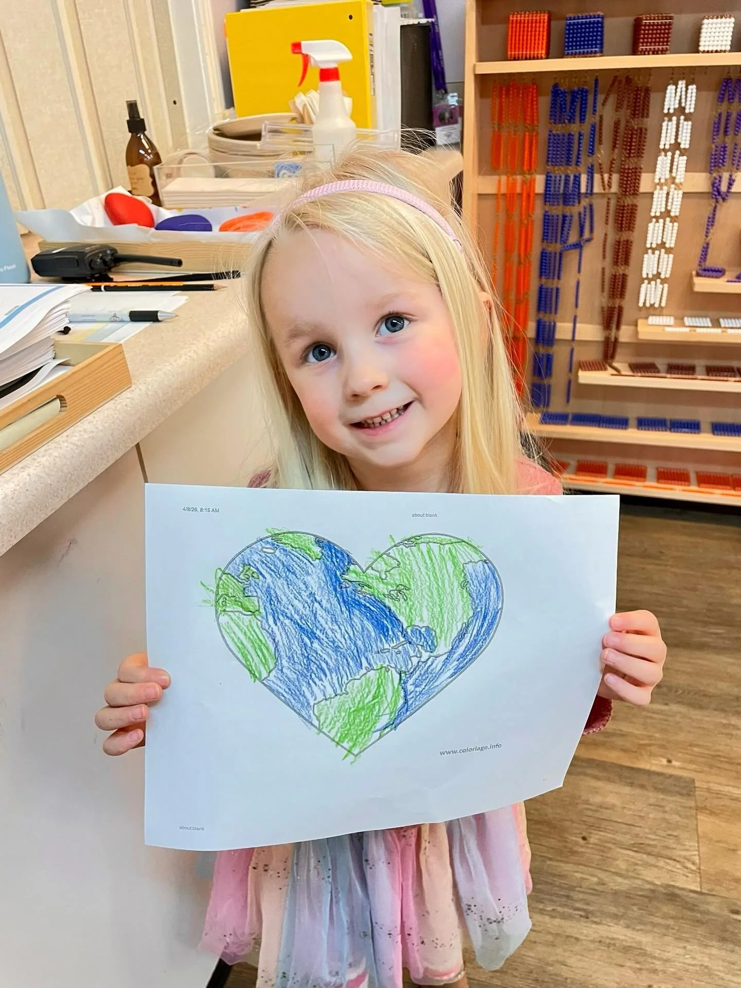 Maternelle 3 kept the Earth Day fun going! 

Our youngest learners dove into even more Earth Day activities&mdash;coloring, land art, a nature treasure hunt, bingo, creating Earth cards, and more. Let&rsquo;s keep celebrating and protecting it every 