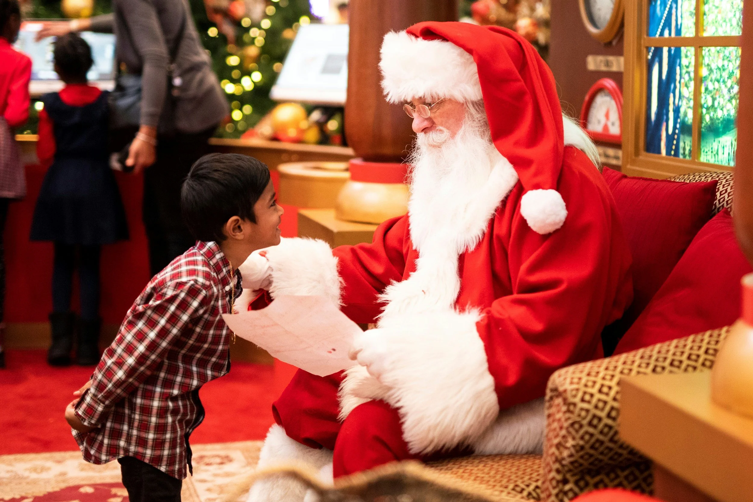 Pictures with Santa