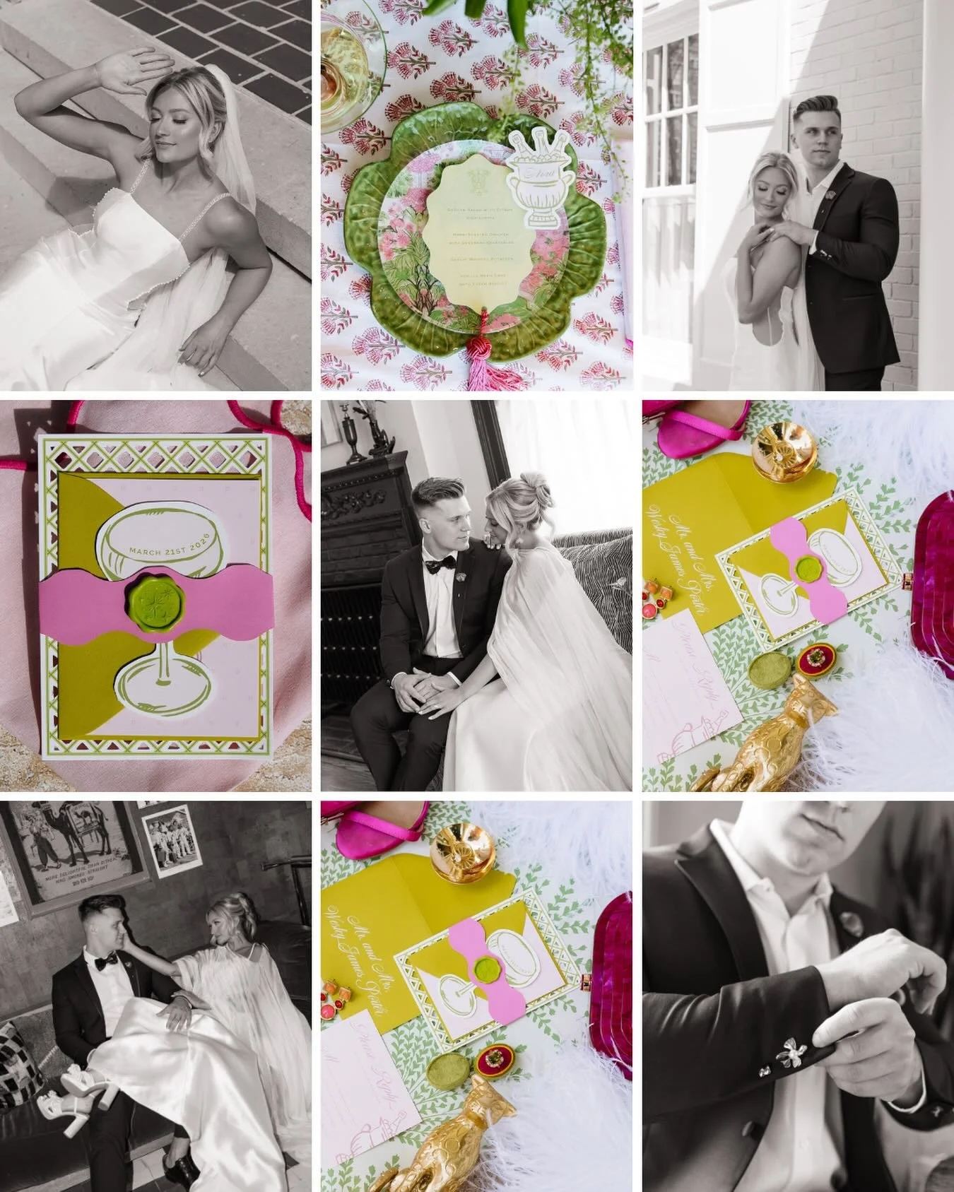 brides this is your sign that luxury can be reimagined with a touch of whimsy &amp; pop of color ✨💕🥂💚

⟡ venue - @camelclubky 
⟡ photographer - @laurenelliottphotos 
⟡ content creators - @laurencreativeco &amp; @curatedbyshelby 
⟡ bridal attire - 