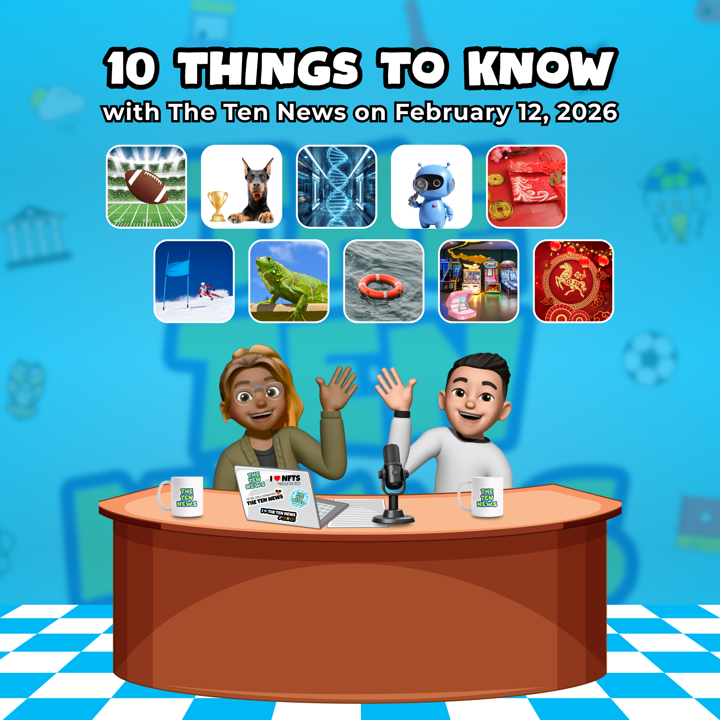 Super Bowl LX, Frozen Iguanas, and Lunar New Year 2026