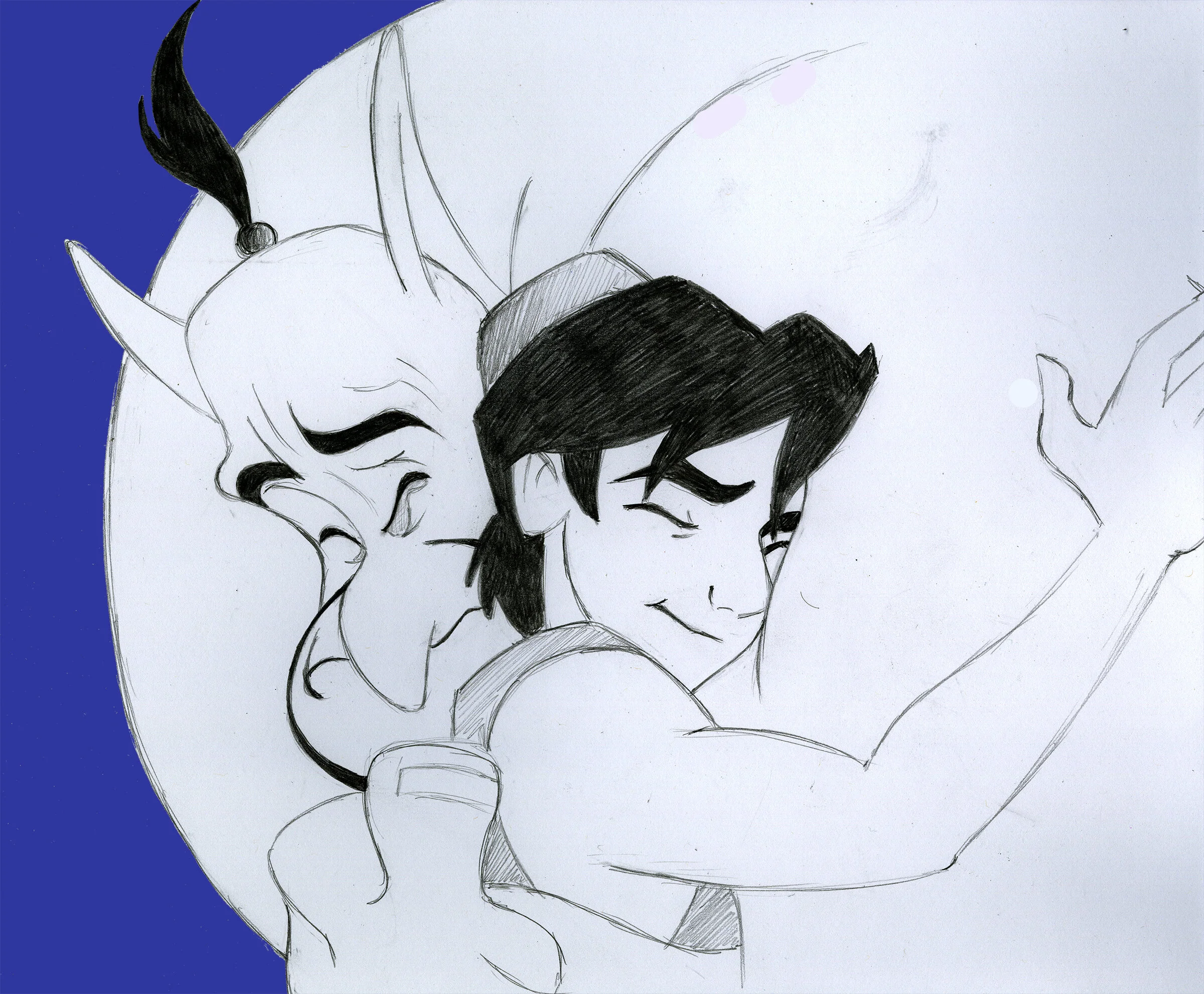 Genie and Aladdin