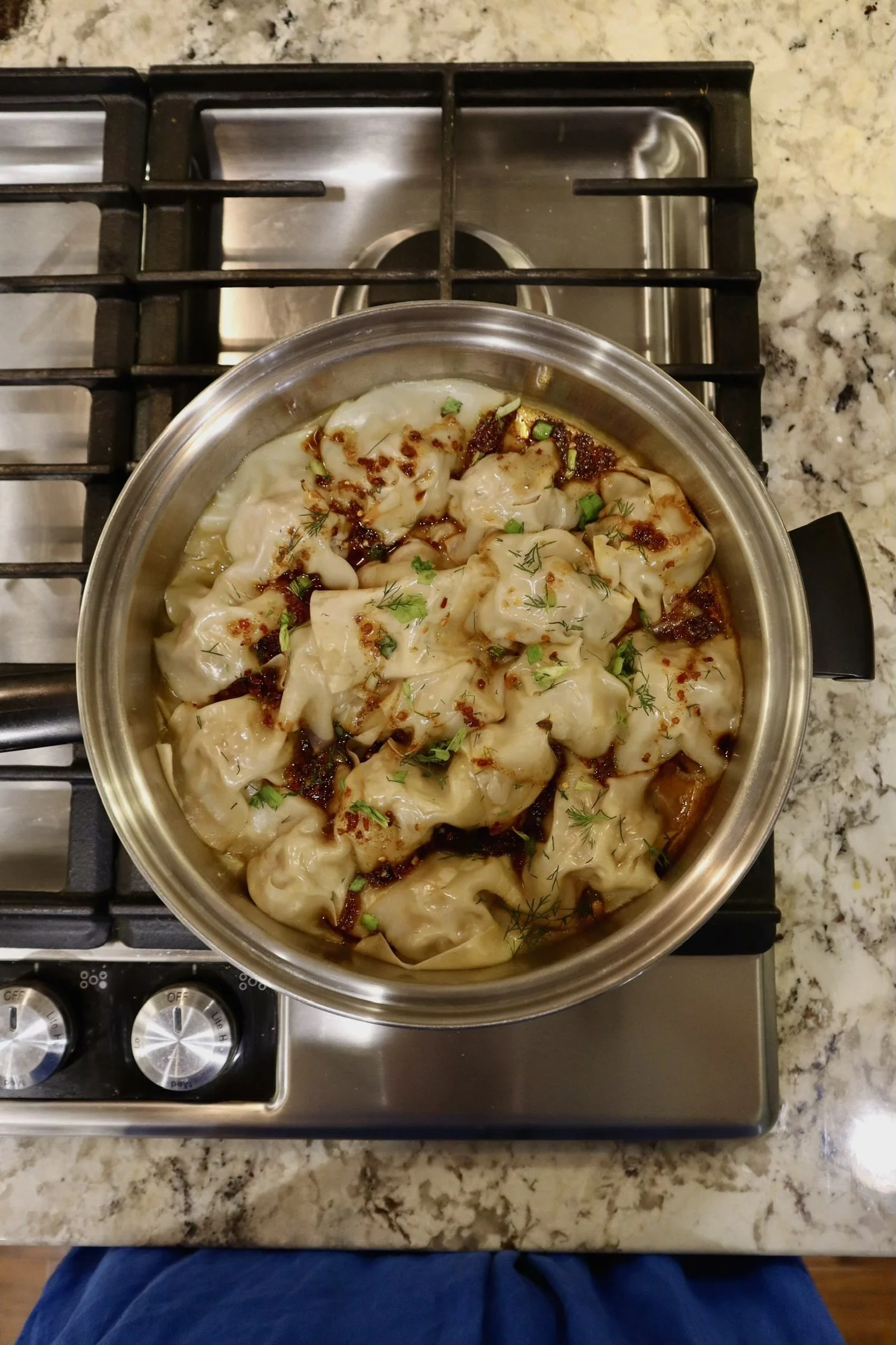 One Pan Dumplings