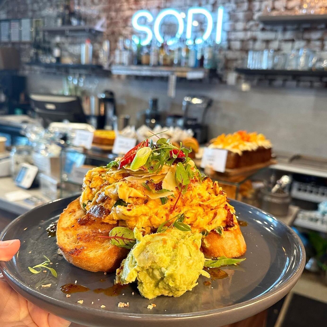 Our Spicy Scramble 🌶️ 
Perfect on these cold mornings!