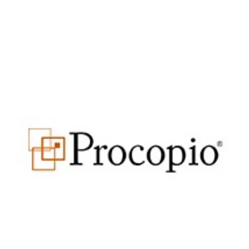 Procopio logo with geometric design
