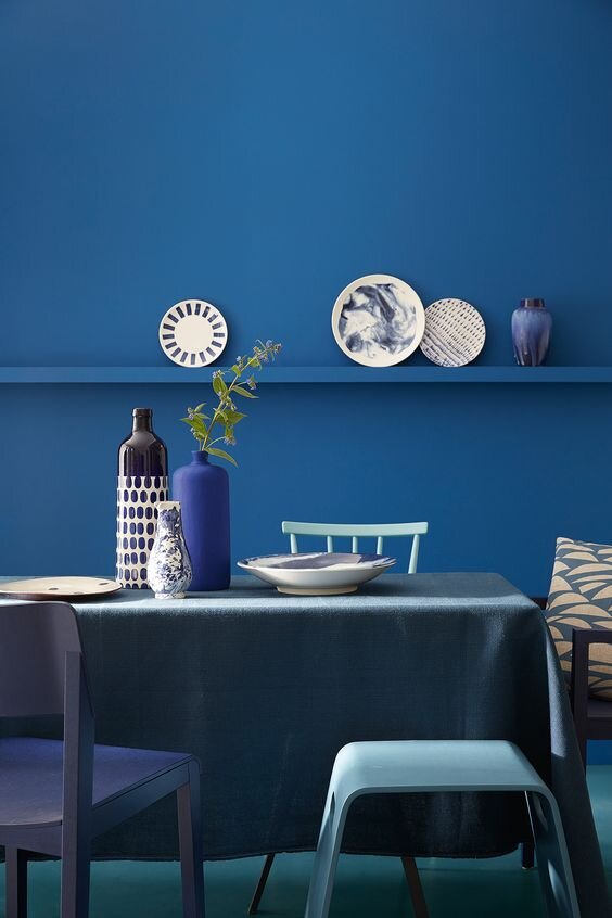 blue interiors ideas