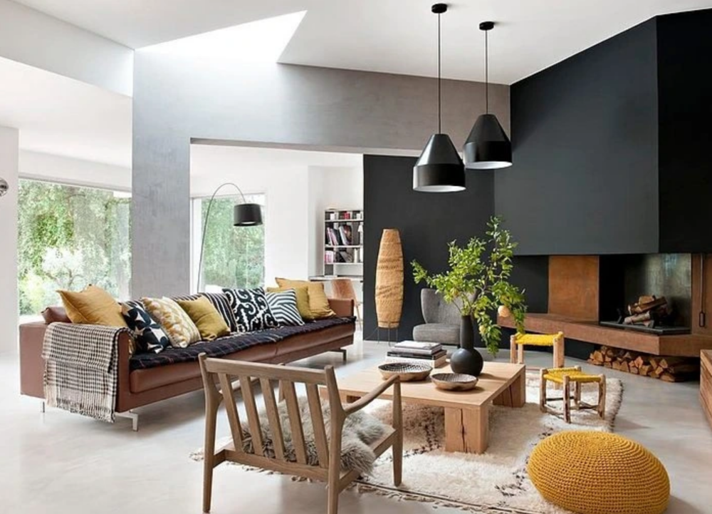 modern rustic living room decor ideas