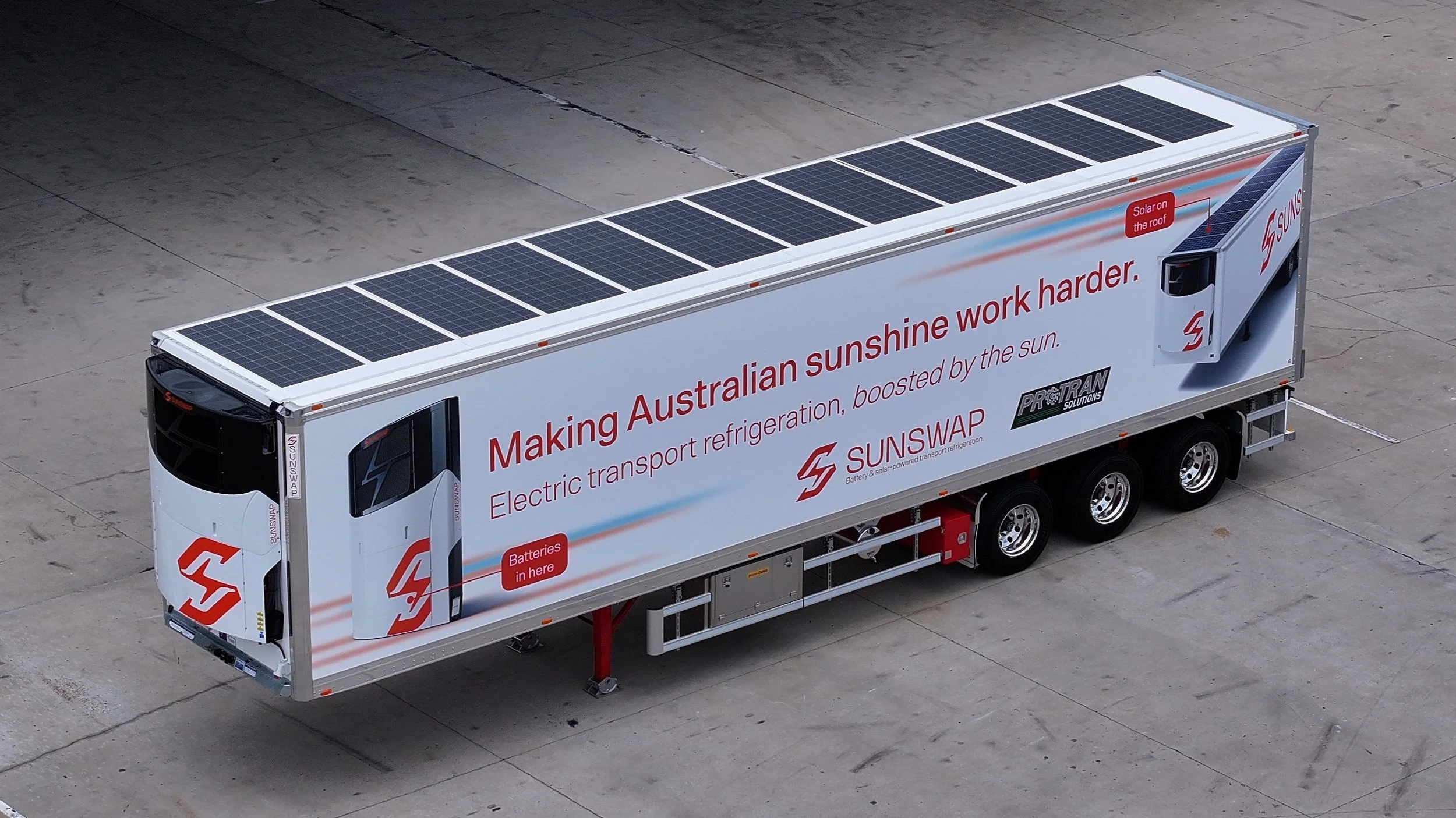 HOW COOL IS THIS? World’s First Solar-powered Reefer in Oz.