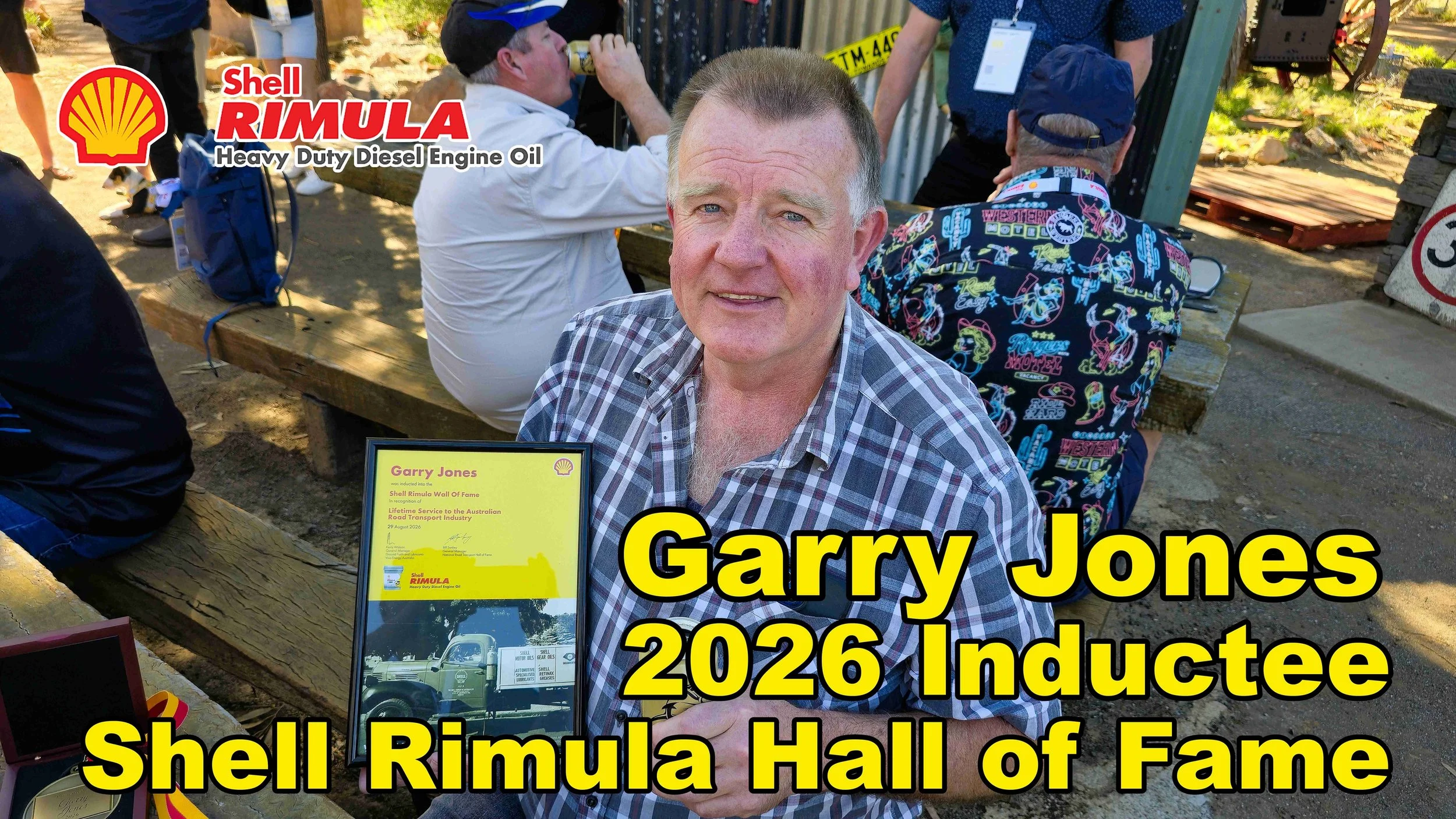 GARRY JONES: Shell Rimula Hall of Fame Inductee.