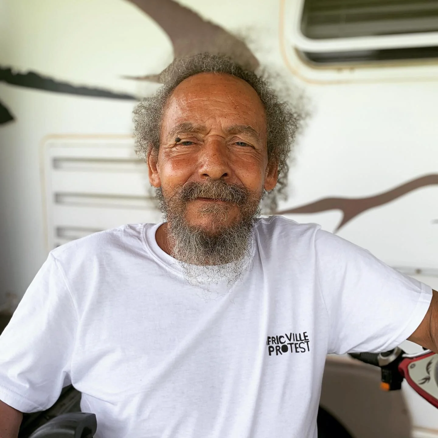 This is Eddie Carvery 🖤 he leads the longest civil rights protest in Canadian history. Africville Protest would not be what it is today without the fight and faith of Eddie. He&rsquo;s been protesting for 50 years! Let&rsquo;s join the fight to help